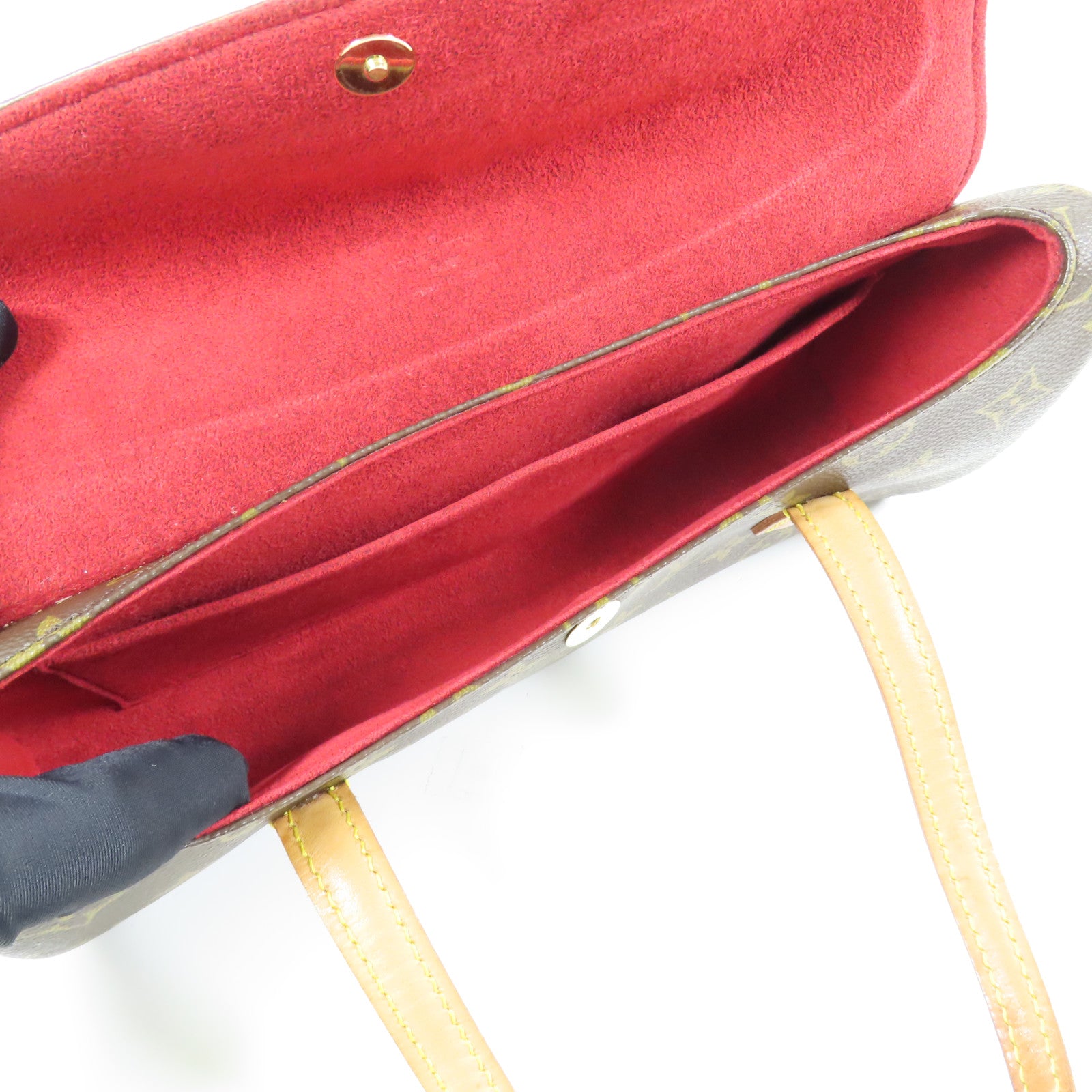 LOUIS VUITTON Monogram Sonatine金扣手挽袋