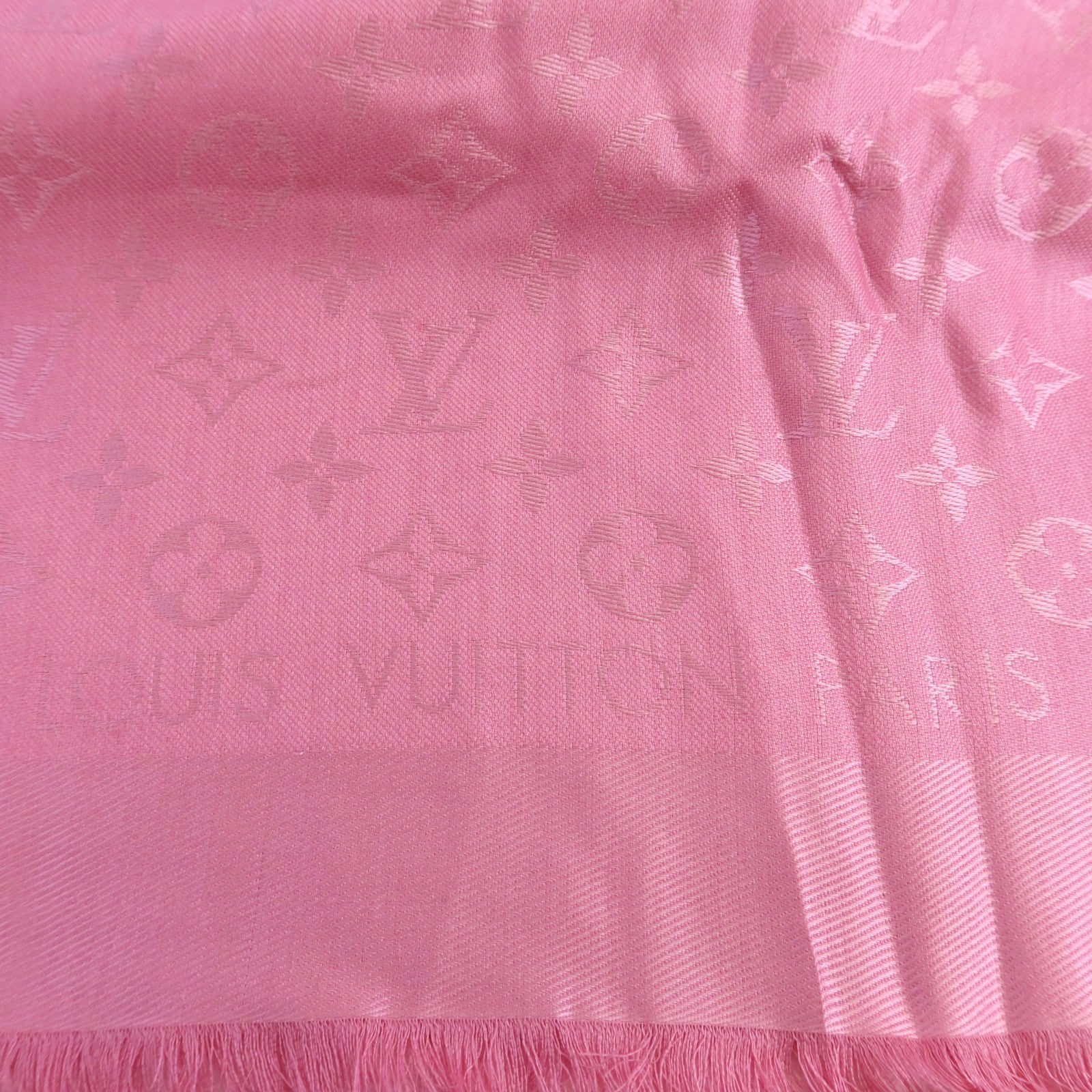 LOUIS VUITTON 絲質/羊毛Scarf絲巾