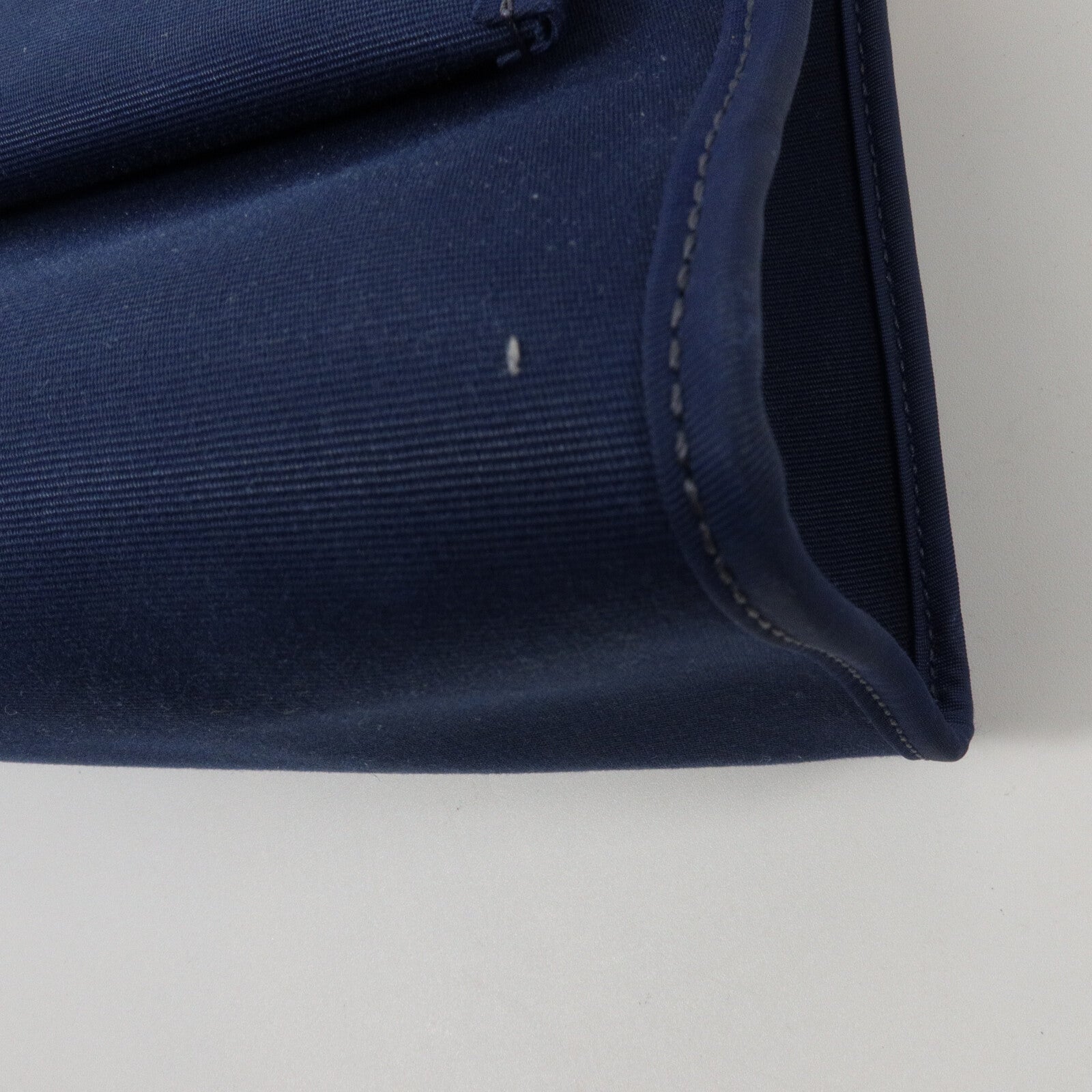 HERMES 帆布Herbag PM手挽肩背兩用袋Blue De Malte