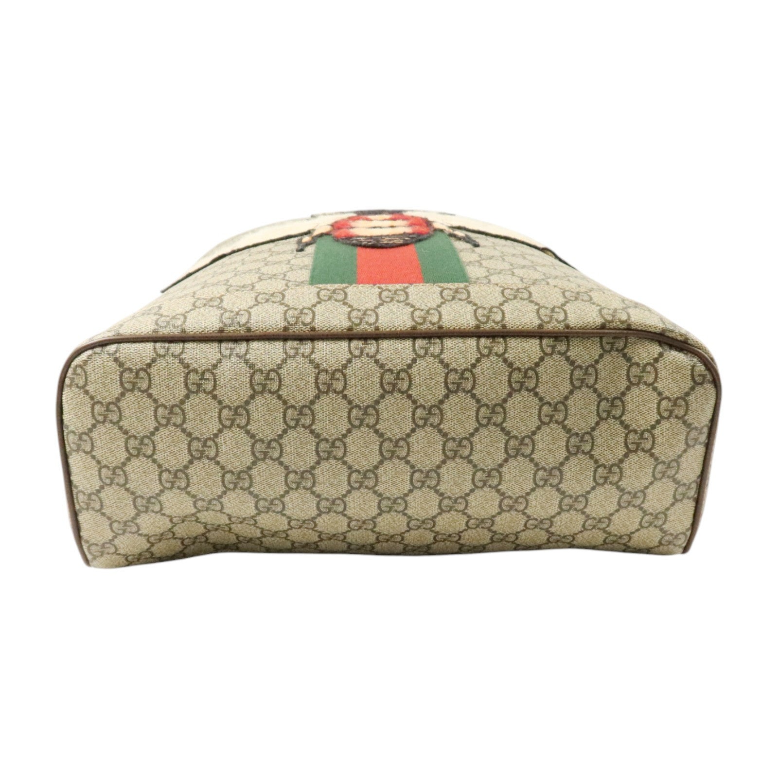 GUCCI 塗層帆布GG Supreme Animalier金扣背包