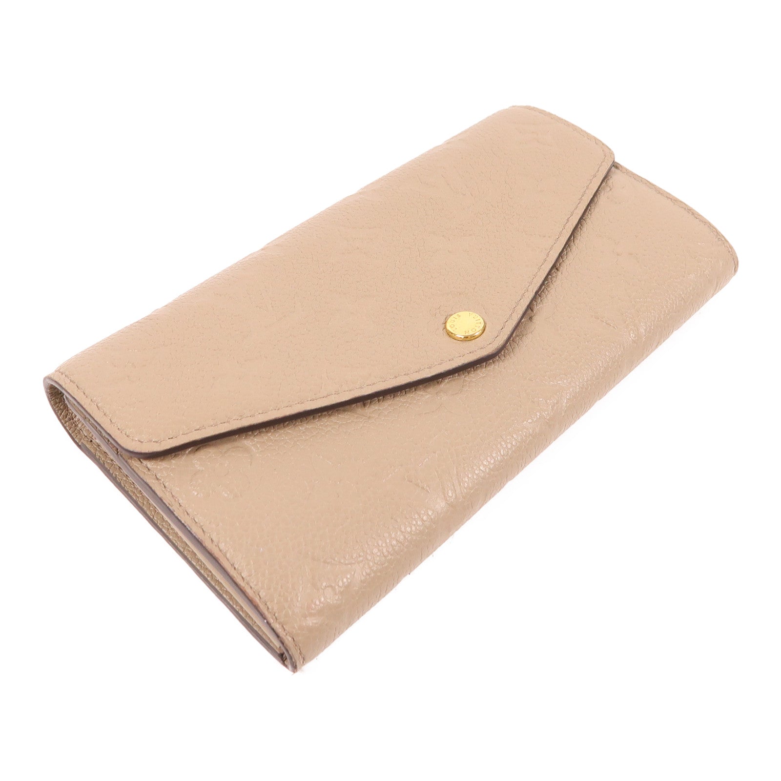LOUIS VUITTON Monogram Empreinte Sarah Wallet金扣長錢包