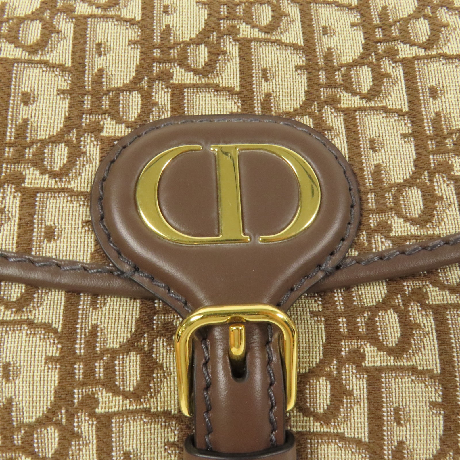 Dior 帆布Bobby金扣肩背袋