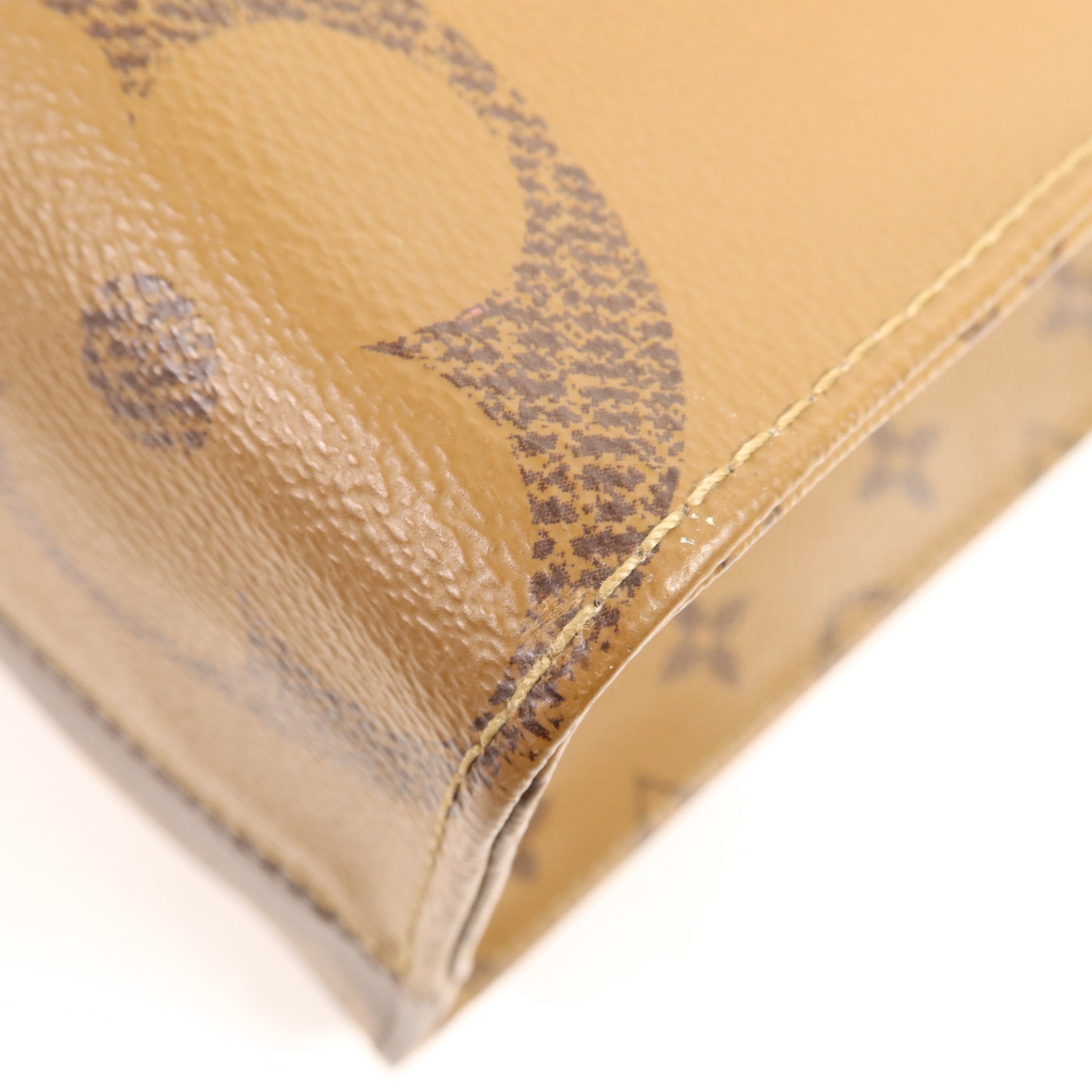 LOUIS VUITTON Monogram Giant On The Go MM金扣手挽肩背兩用袋