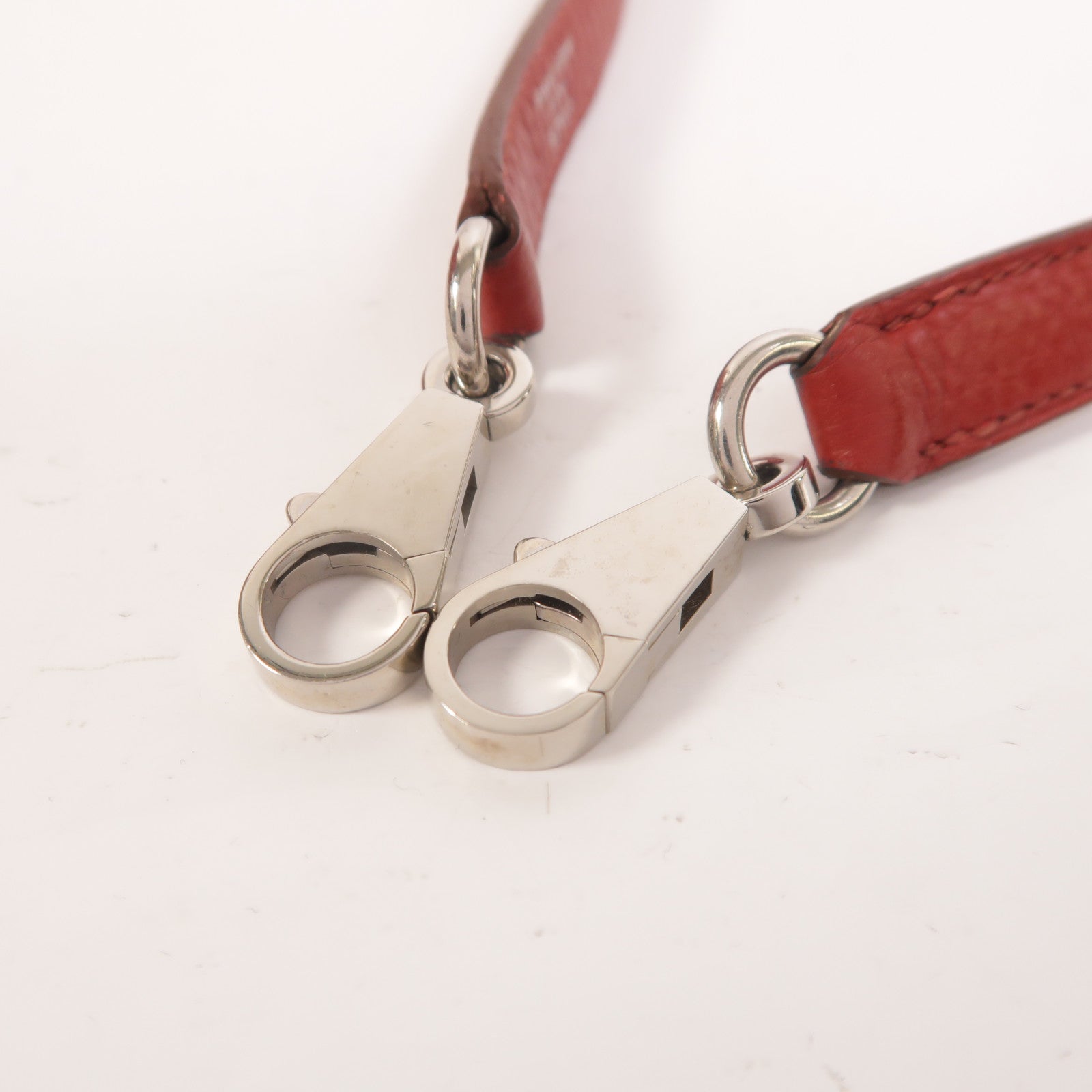 HERMES Clemence皮革Bolide 31手挽肩背兩用袋Rouge Garance