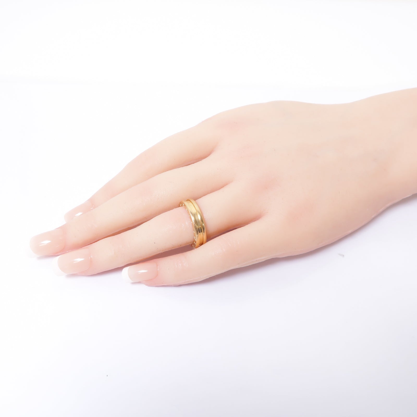 BVLGARI 18K玫瑰金B-zero1pm Ring戒指BLV#49 US#5