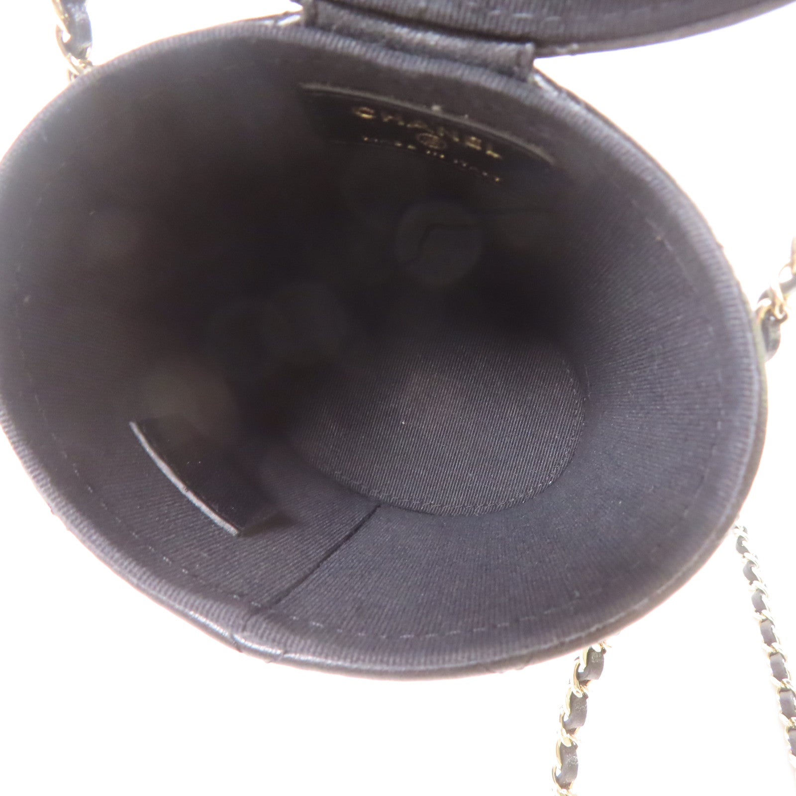 CHANEL 【激減優惠】牛皮皮革Chain Shoulder金扣鏈帶肩背袋黑色