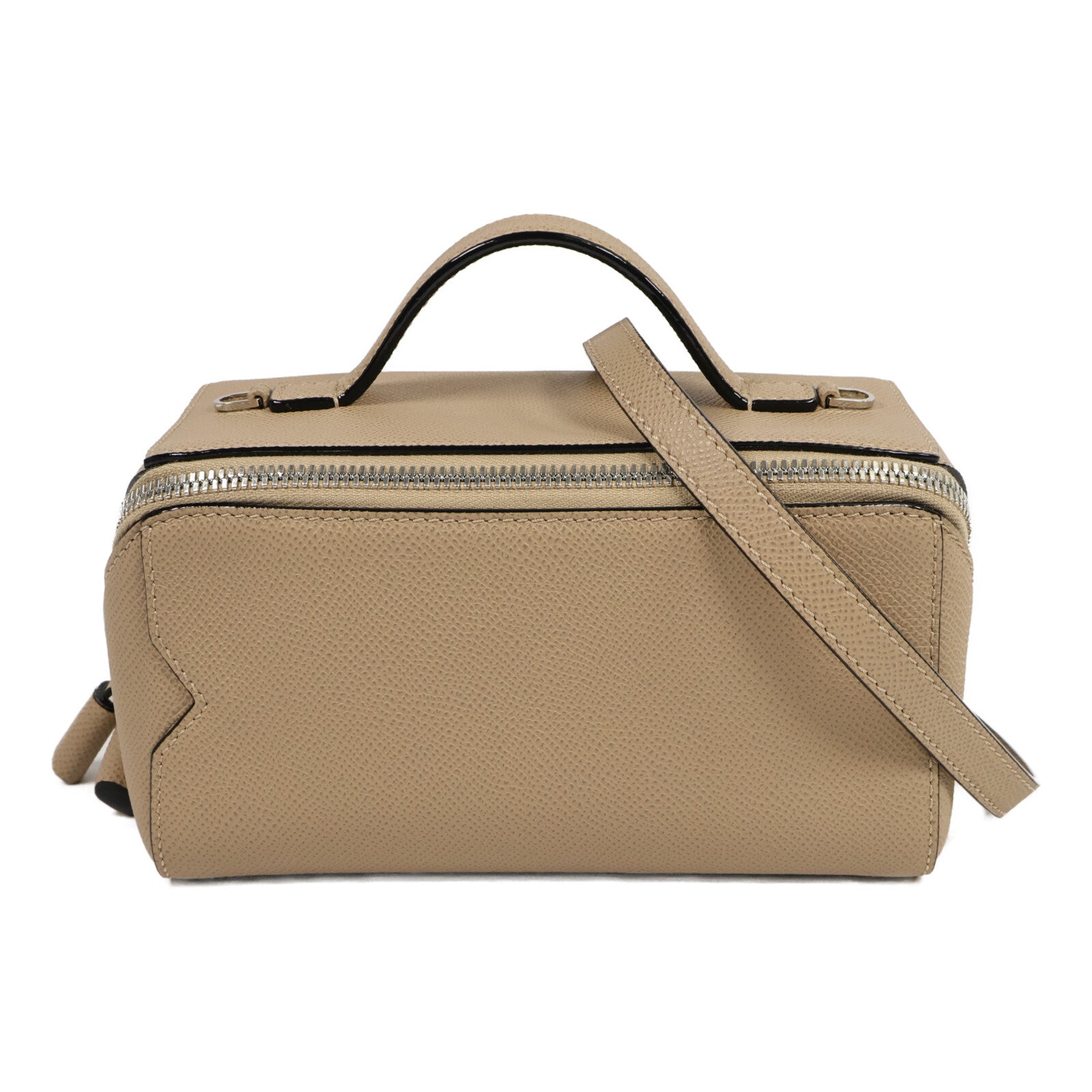 Valextra 牛皮皮革Valextra V-Line Crossbody手挽肩背兩用袋