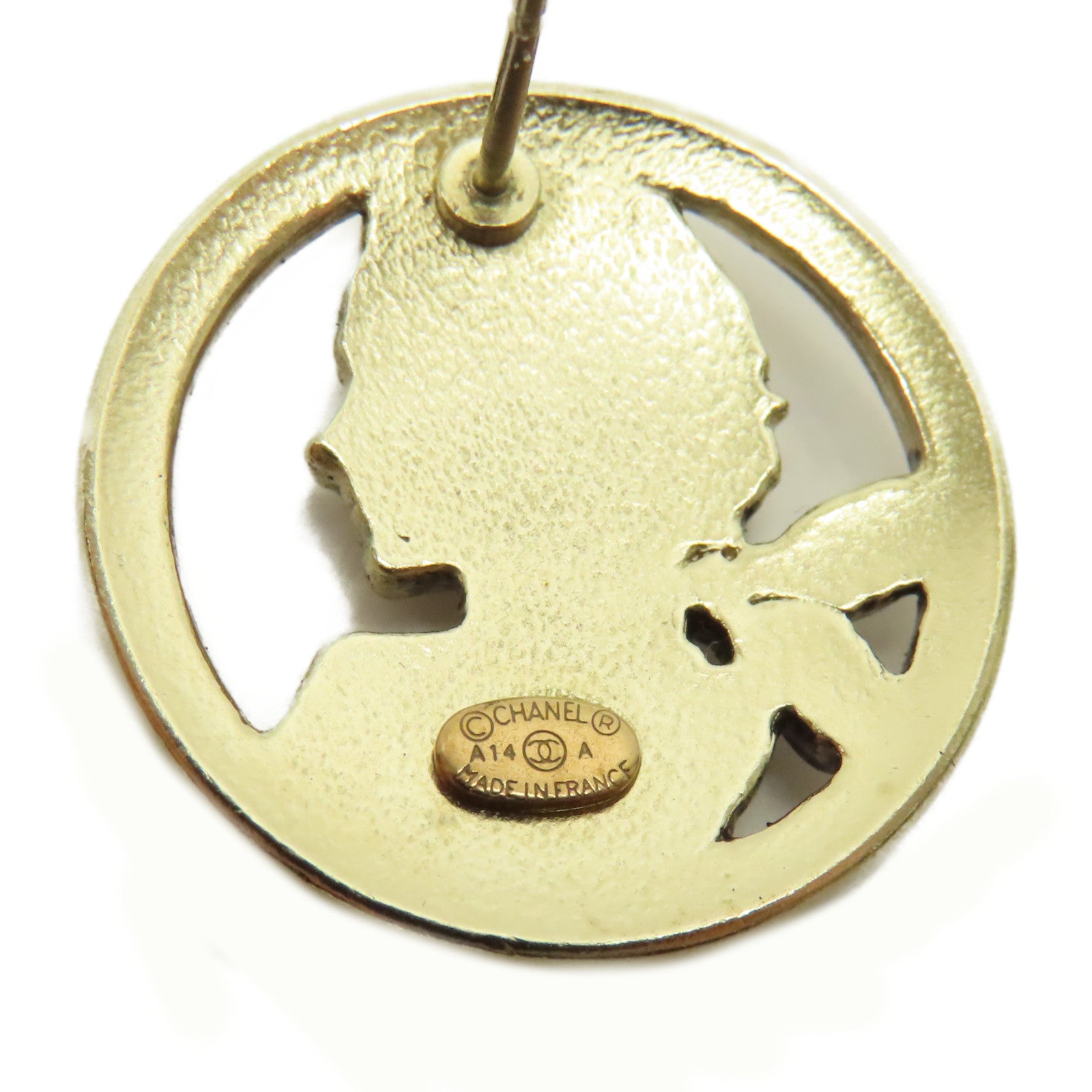 CHANEL 金屬Earrings耳環金色