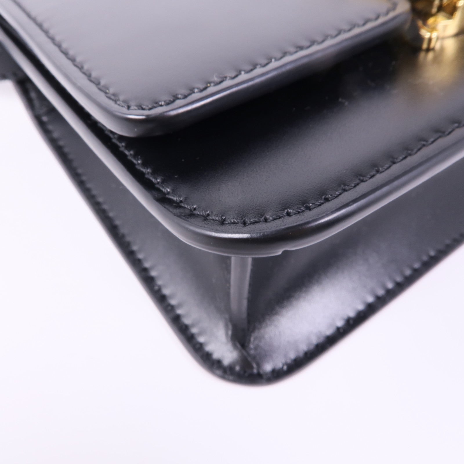 BURBERRY 牛皮皮革Mini TB Bag金扣肩背袋