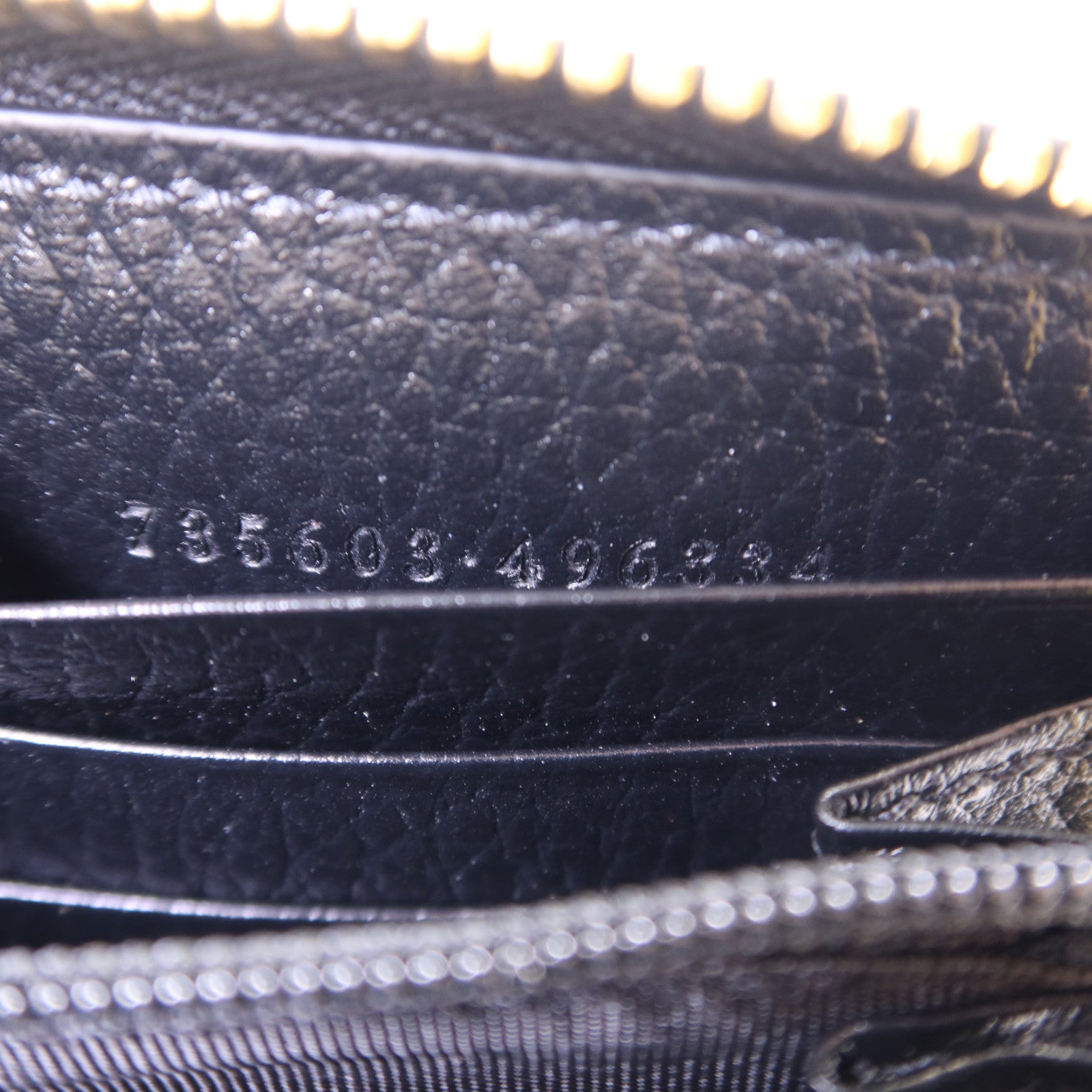 GUCCI 塗層帆布/牛皮皮革GG Marmont Long Wallet金扣長錢包