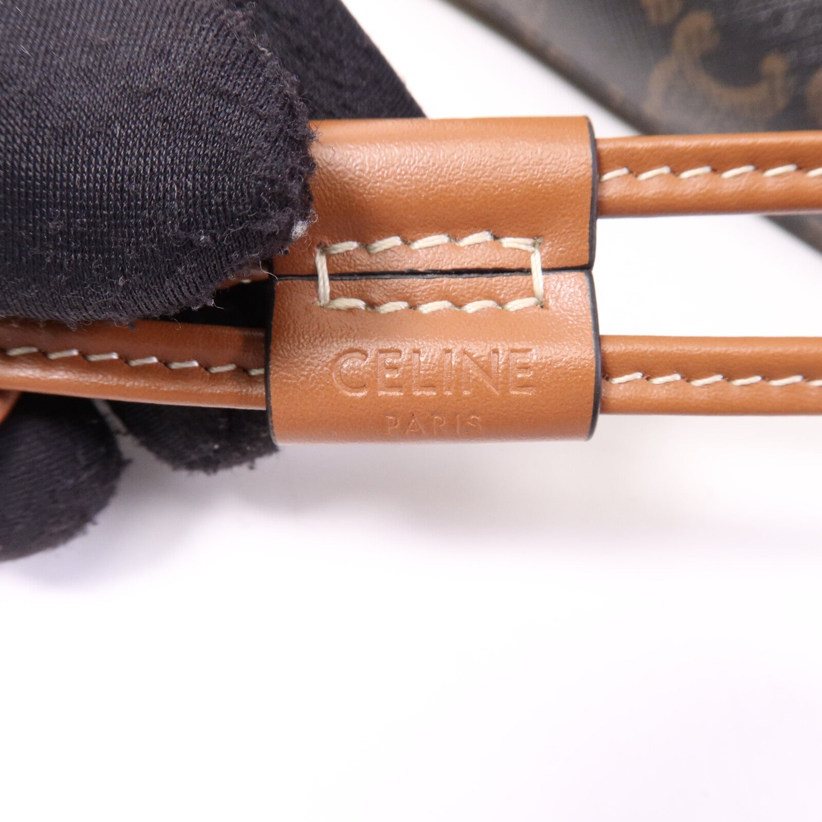 CELINE 塗層帆布Micro Sailor金扣肩背袋