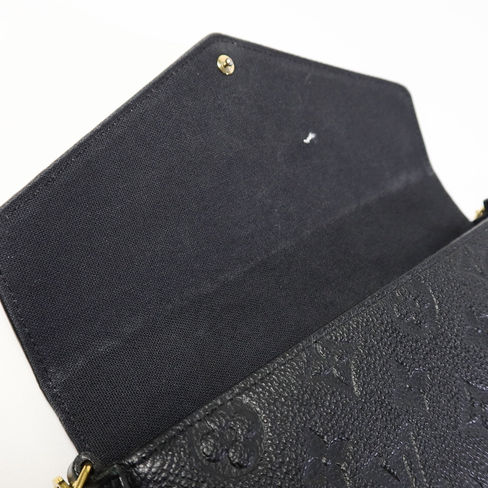 LOUIS VUITTON Monogram Empreinte Felicie Pochette鏈帶肩背袋