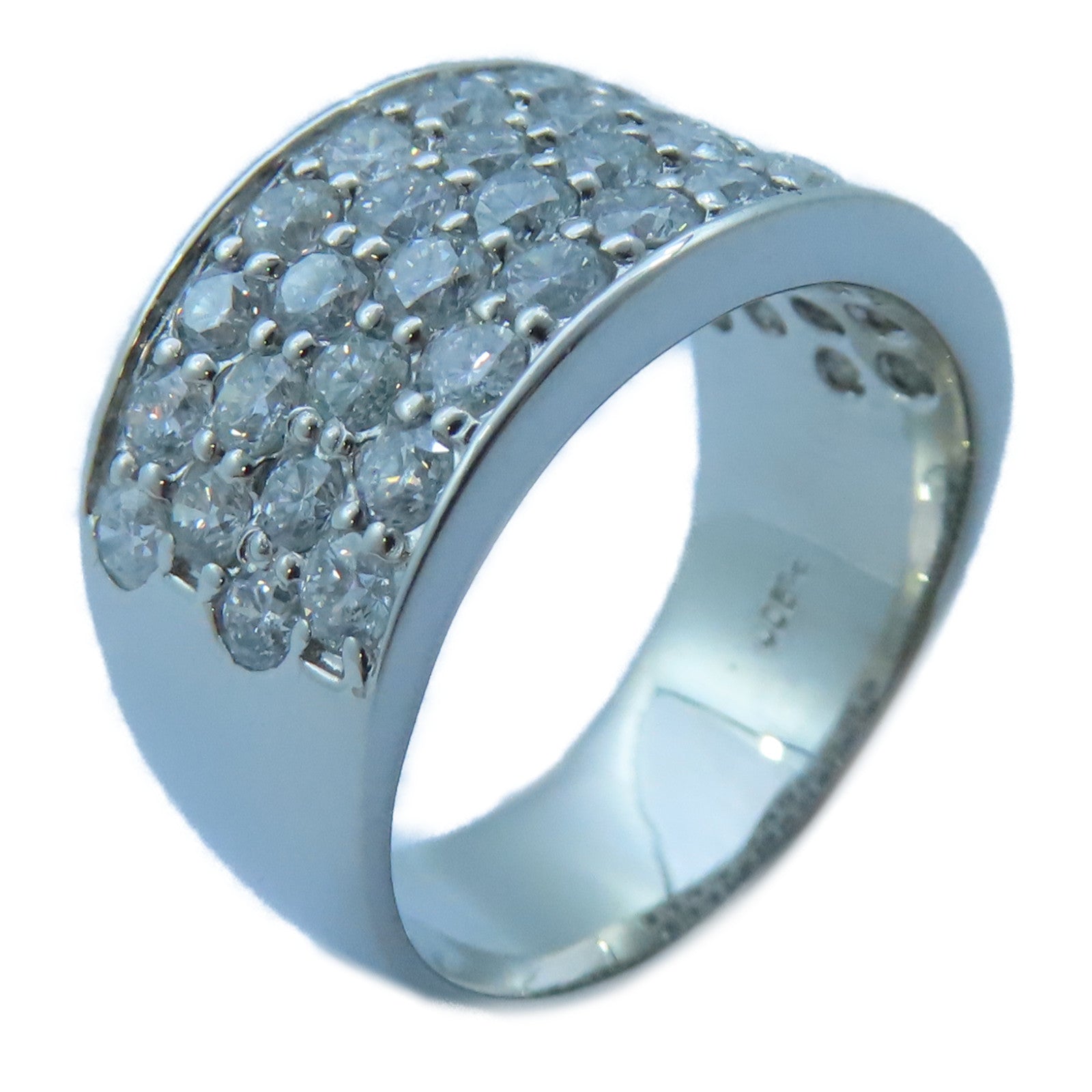 JEWELRY PT900白金Diamond Ring 2.00ct鑽石戒指US#6.25