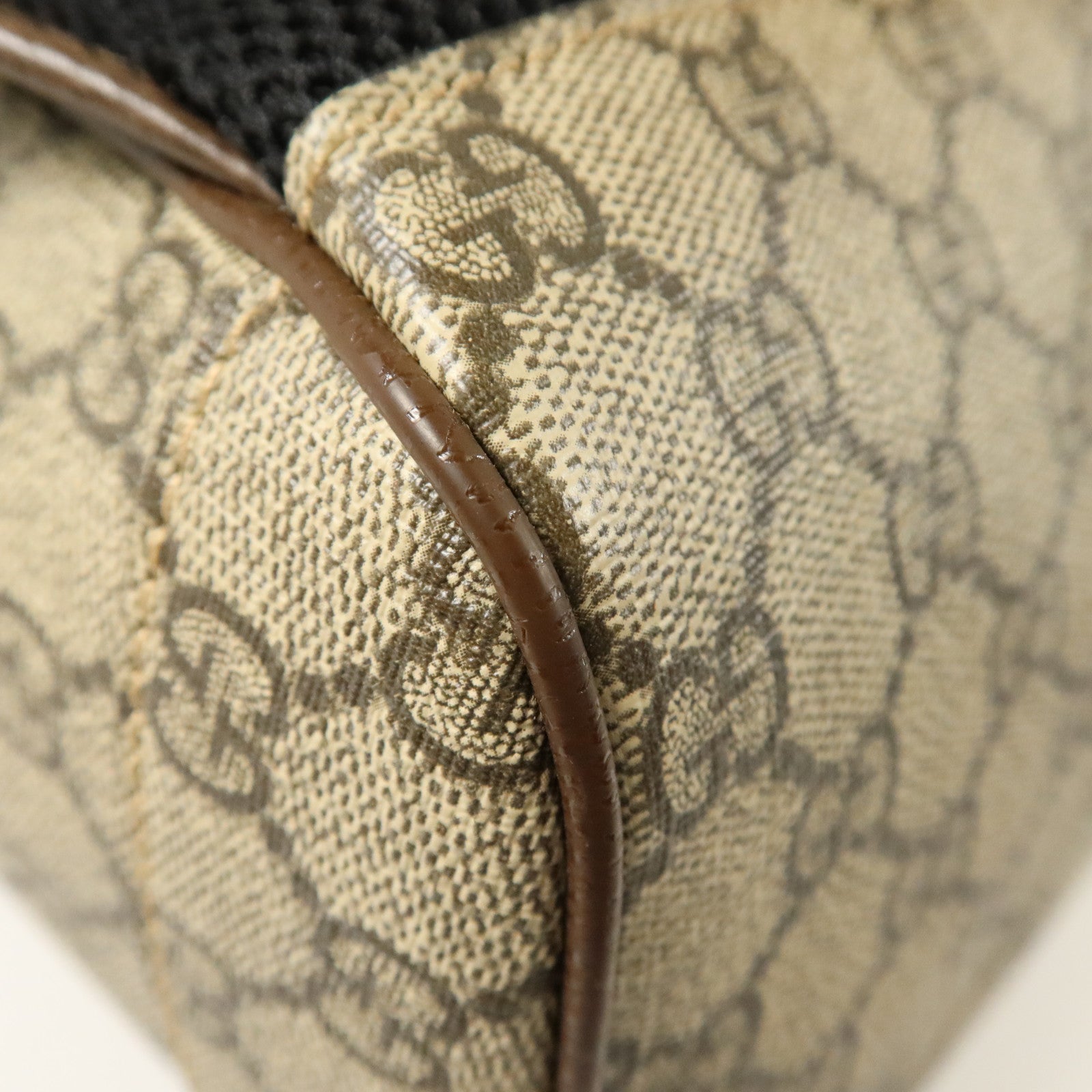 GUCCI 塗層帆布GG Supreme Animalier金扣背包
