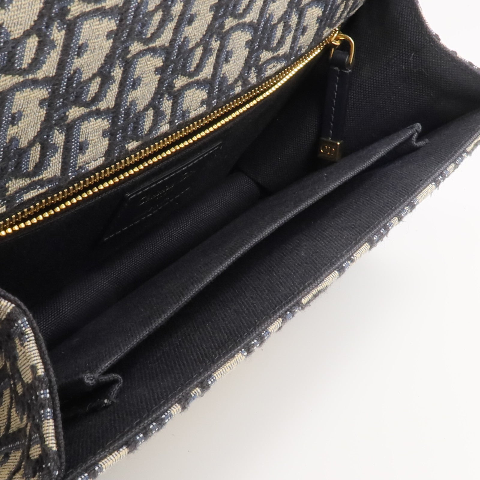 Dior 帆布Montaigne 30金扣鏈帶肩背袋