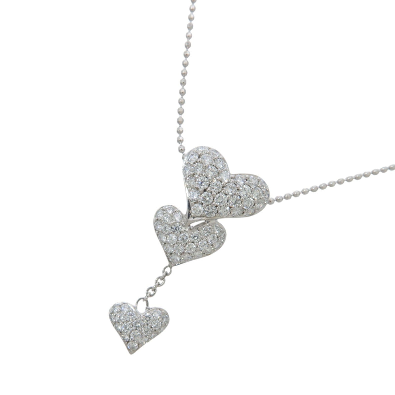 JEWELRY 18K白金Diamond Necklace鑽石項鍊