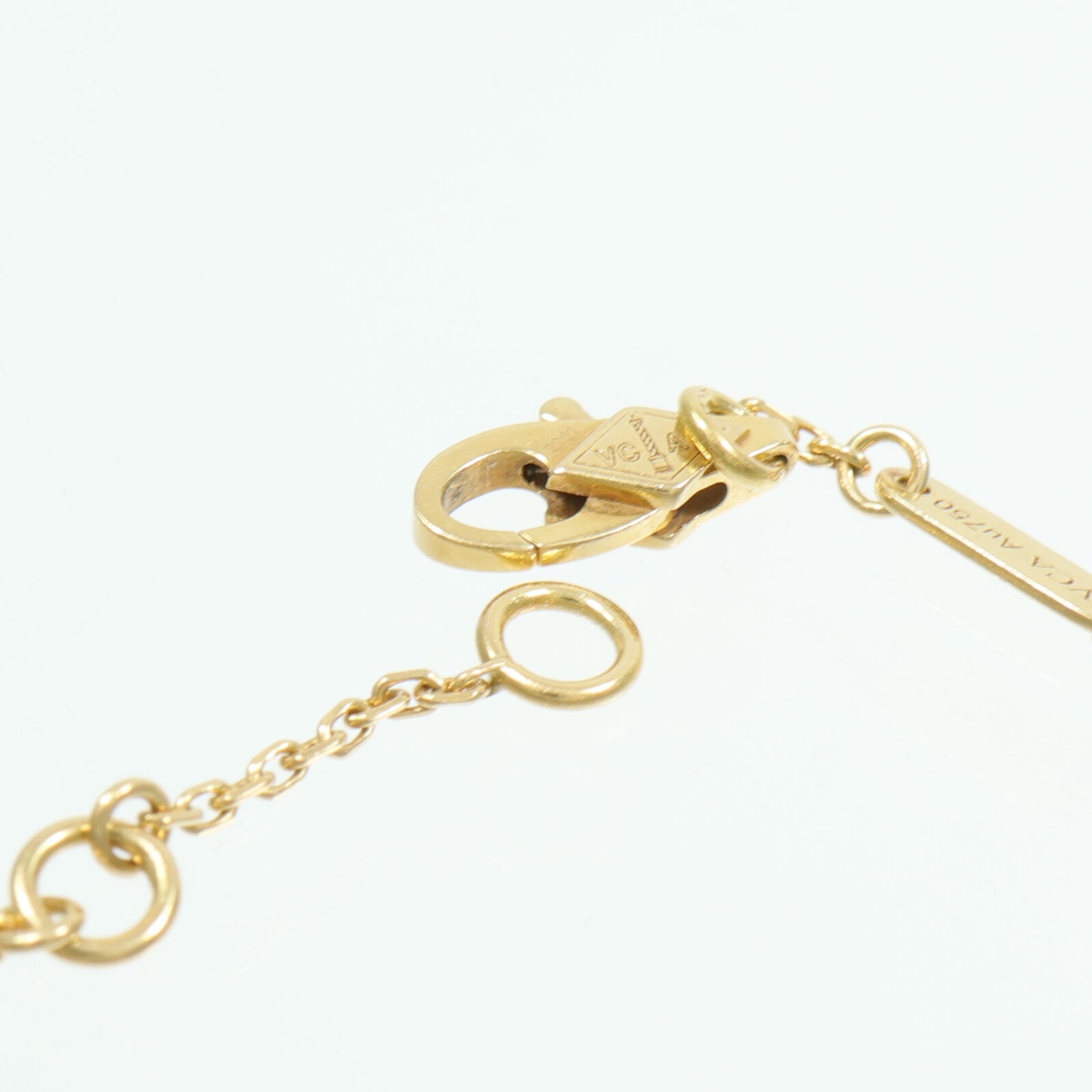 Van Cleef & Arpels 18K黃金Sweet Alhambra Bracelet珍珠母貝手鏈