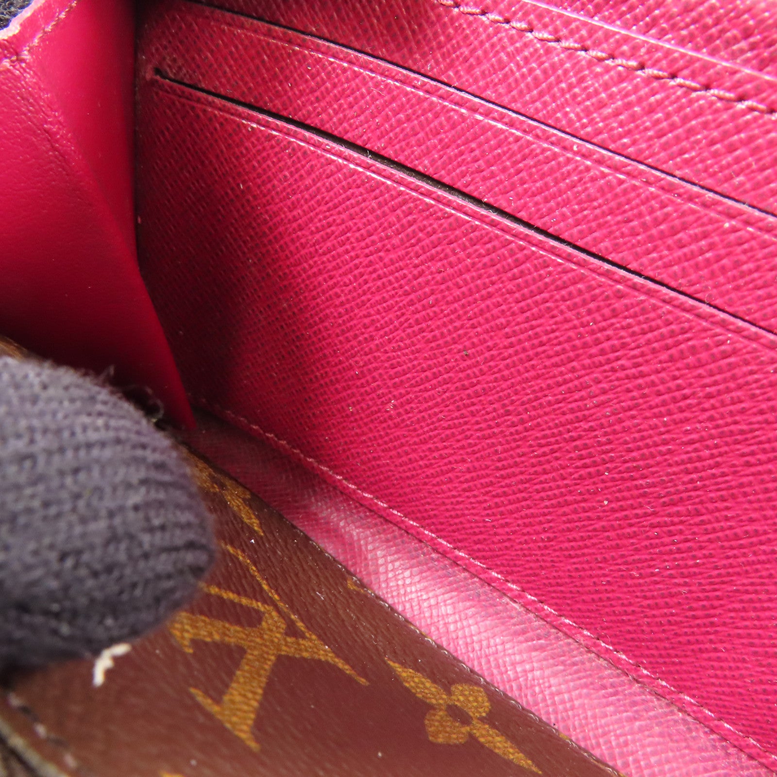 LOUIS VUITTON 【激減優惠】Monogram Clemence Wallet金扣長錢包