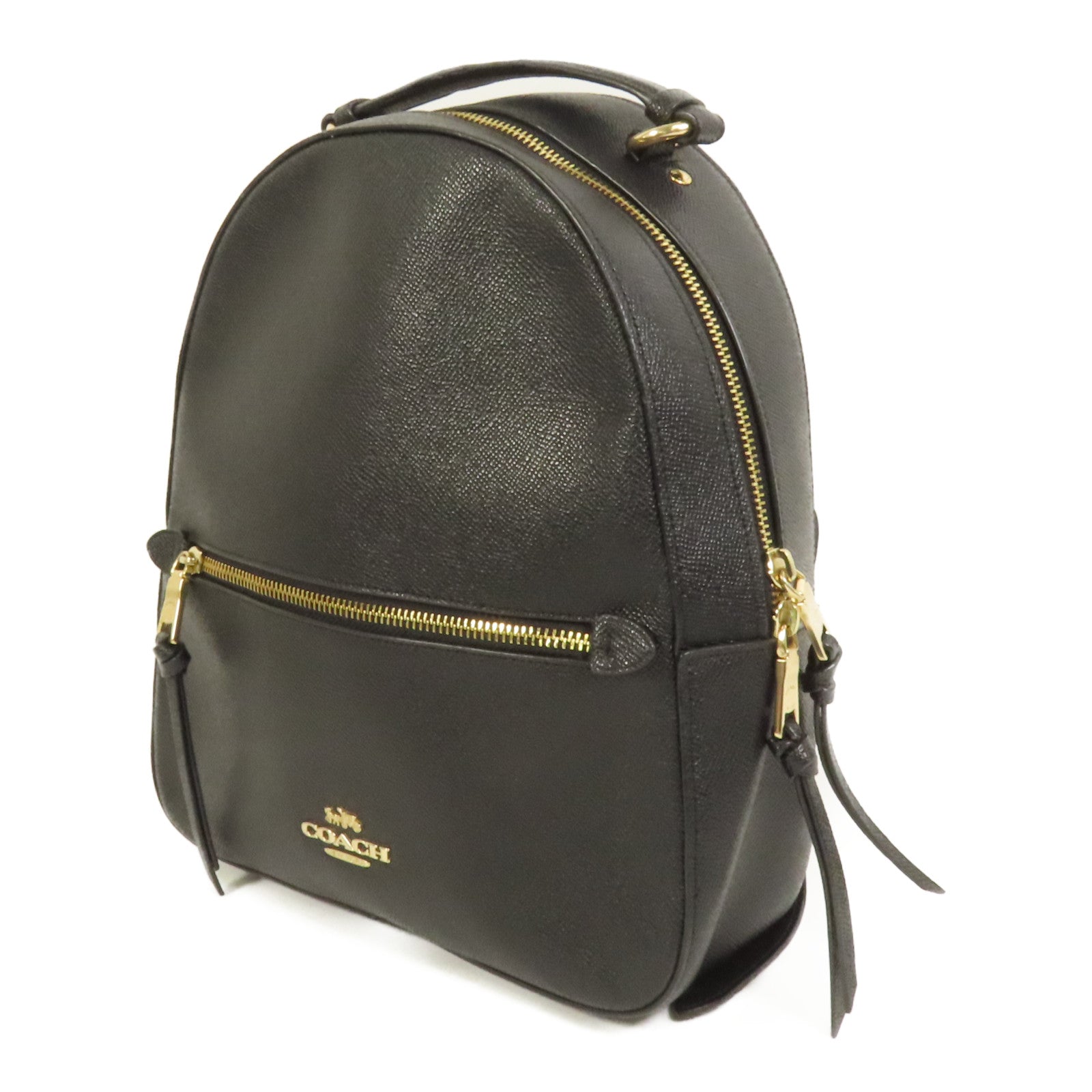 COACH 牛皮皮革Backpack金扣背包