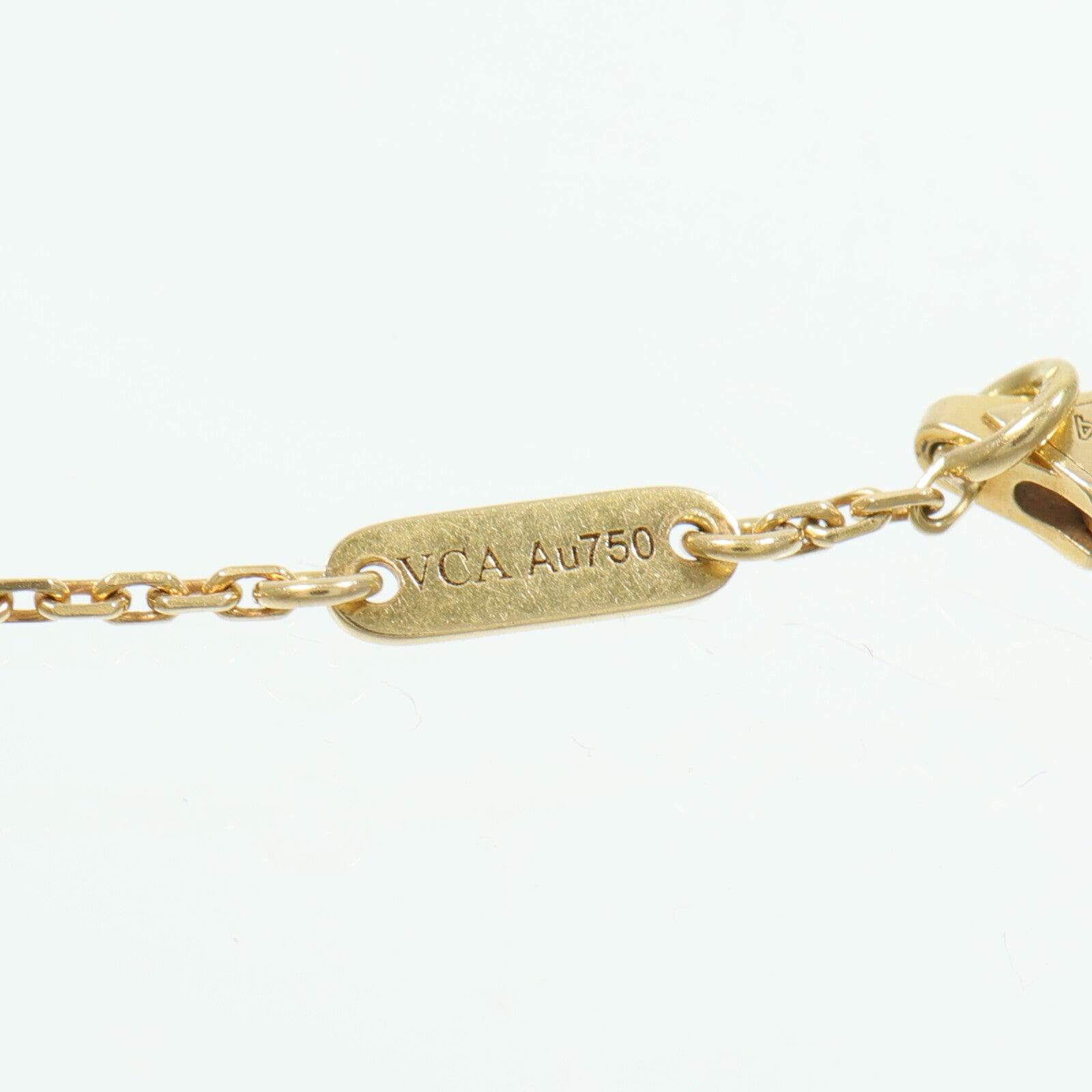 Van Cleef & Arpels 18K黃金Sweet Alhambra Bracelet珍珠母貝手鏈
