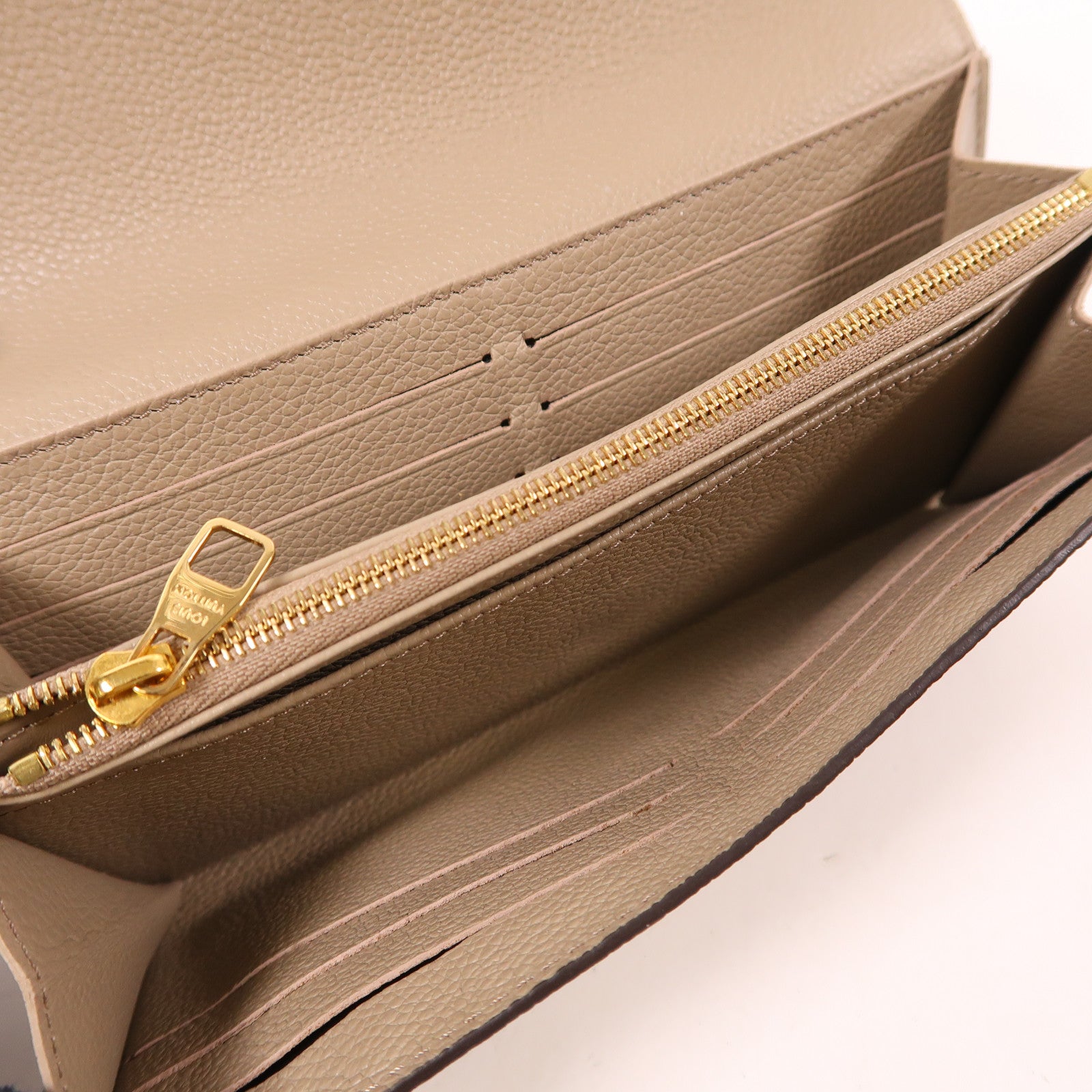 LOUIS VUITTON Monogram Empreinte Sarah Wallet金扣長錢包