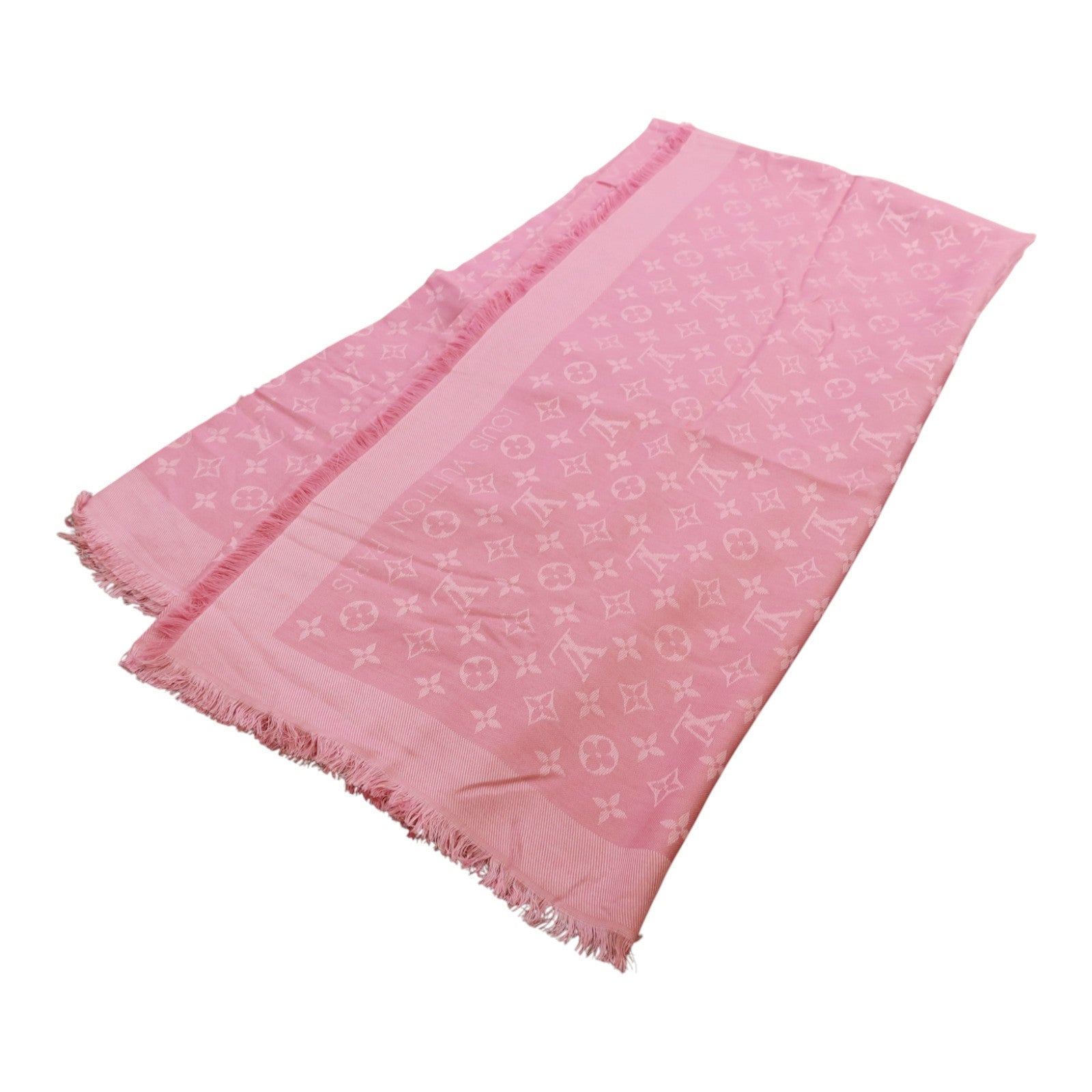 LOUIS VUITTON 絲質/羊毛Scarf絲巾