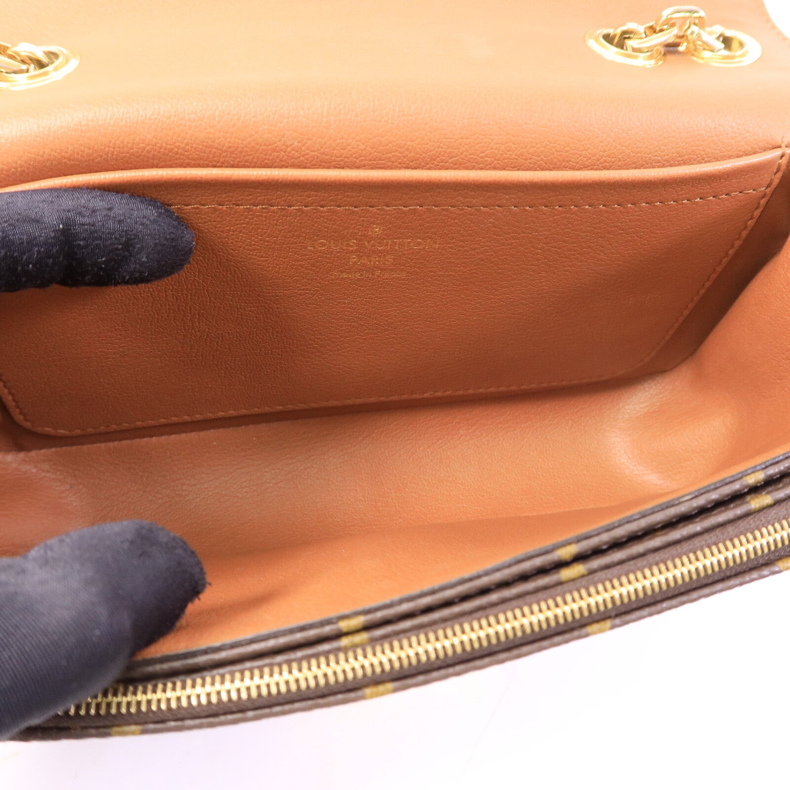 LOUIS VUITTON Monogram Marceau金扣鏈帶肩背袋