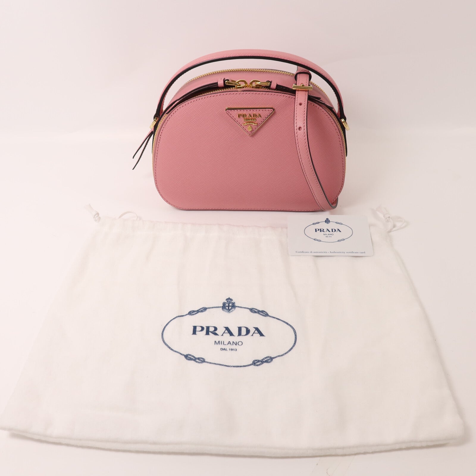 PRADA 牛皮皮革2way Shoulder Bag手挽肩背兩用袋