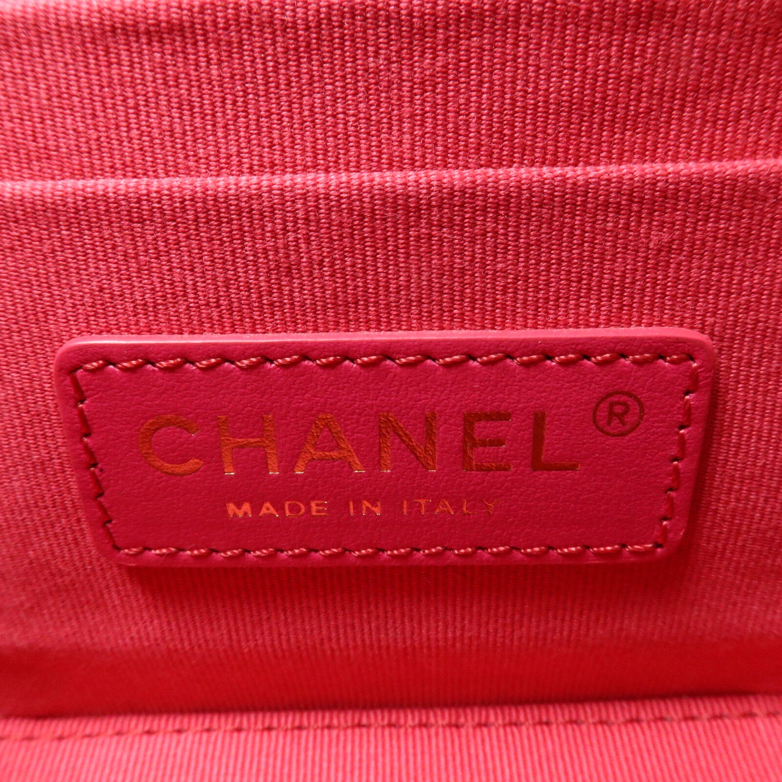 CHANEL 牛皮皮革Vanity Case 22S鏈帶手挽肩背兩用袋
