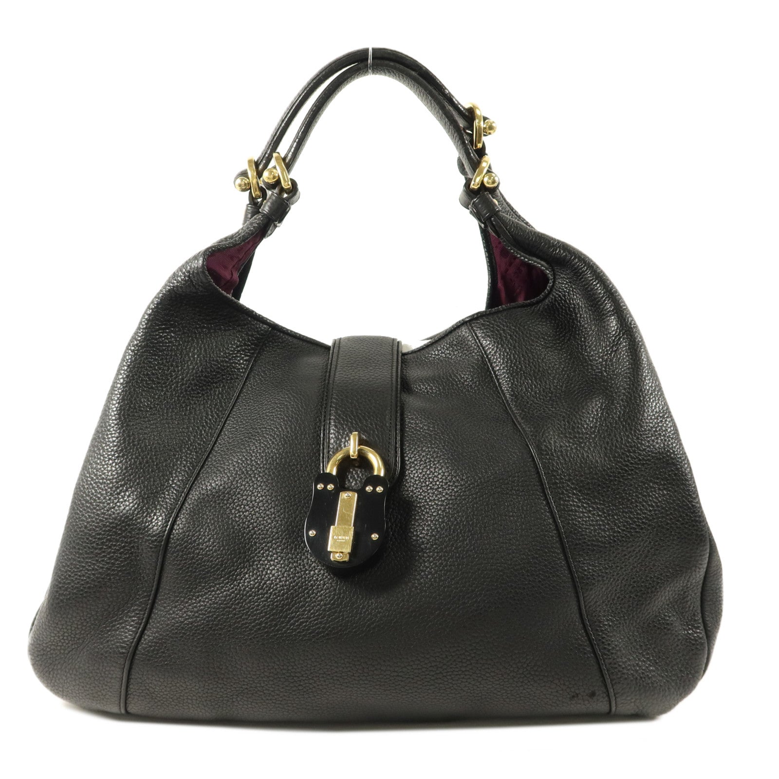 LOEWE 牛皮皮革Calle Hobo Bag肩背袋