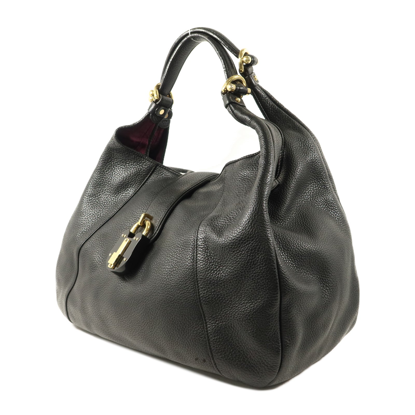 LOEWE 牛皮皮革Calle Hobo Bag肩背袋