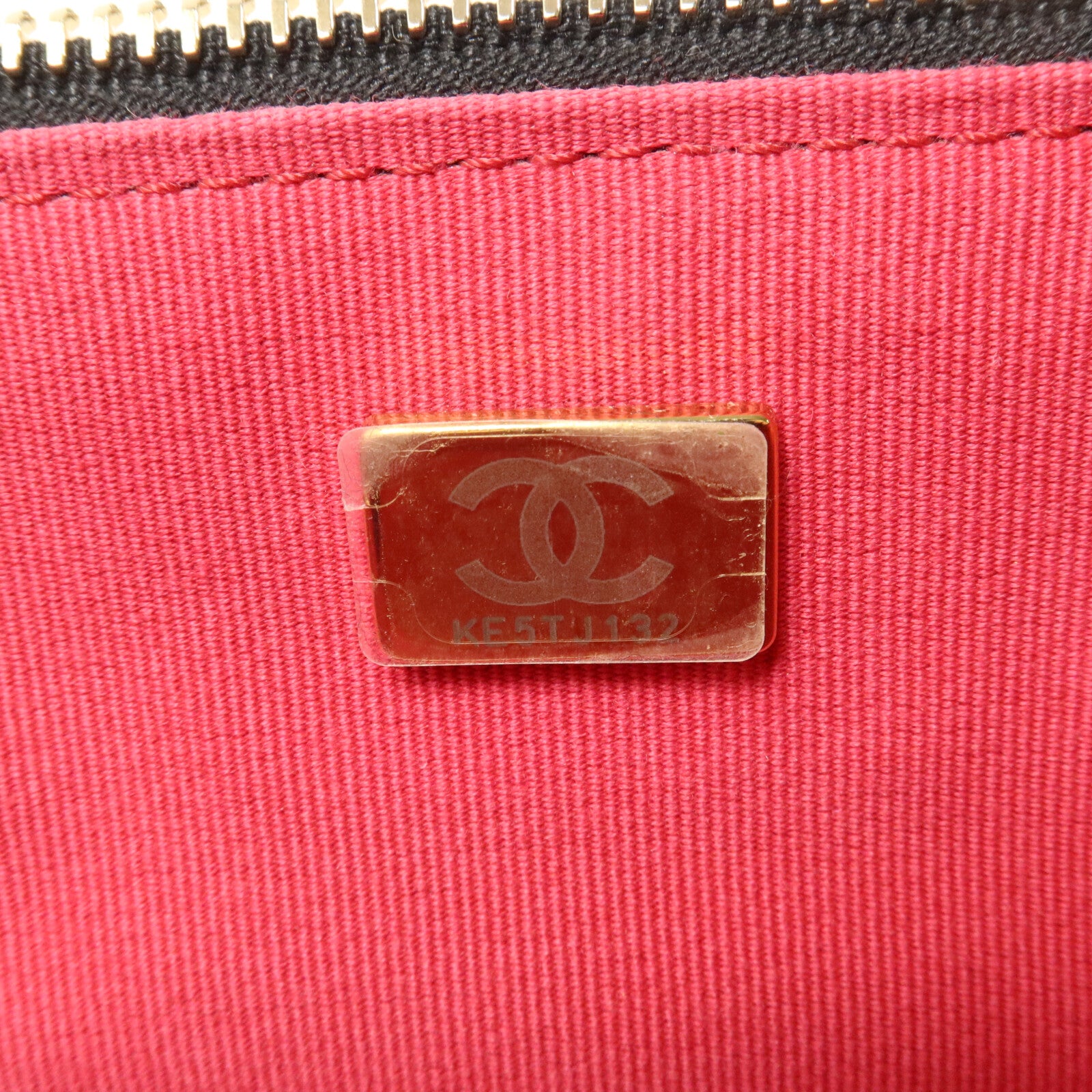 CHANEL 牛皮皮革Vanity Case 22S鏈帶手挽肩背兩用袋