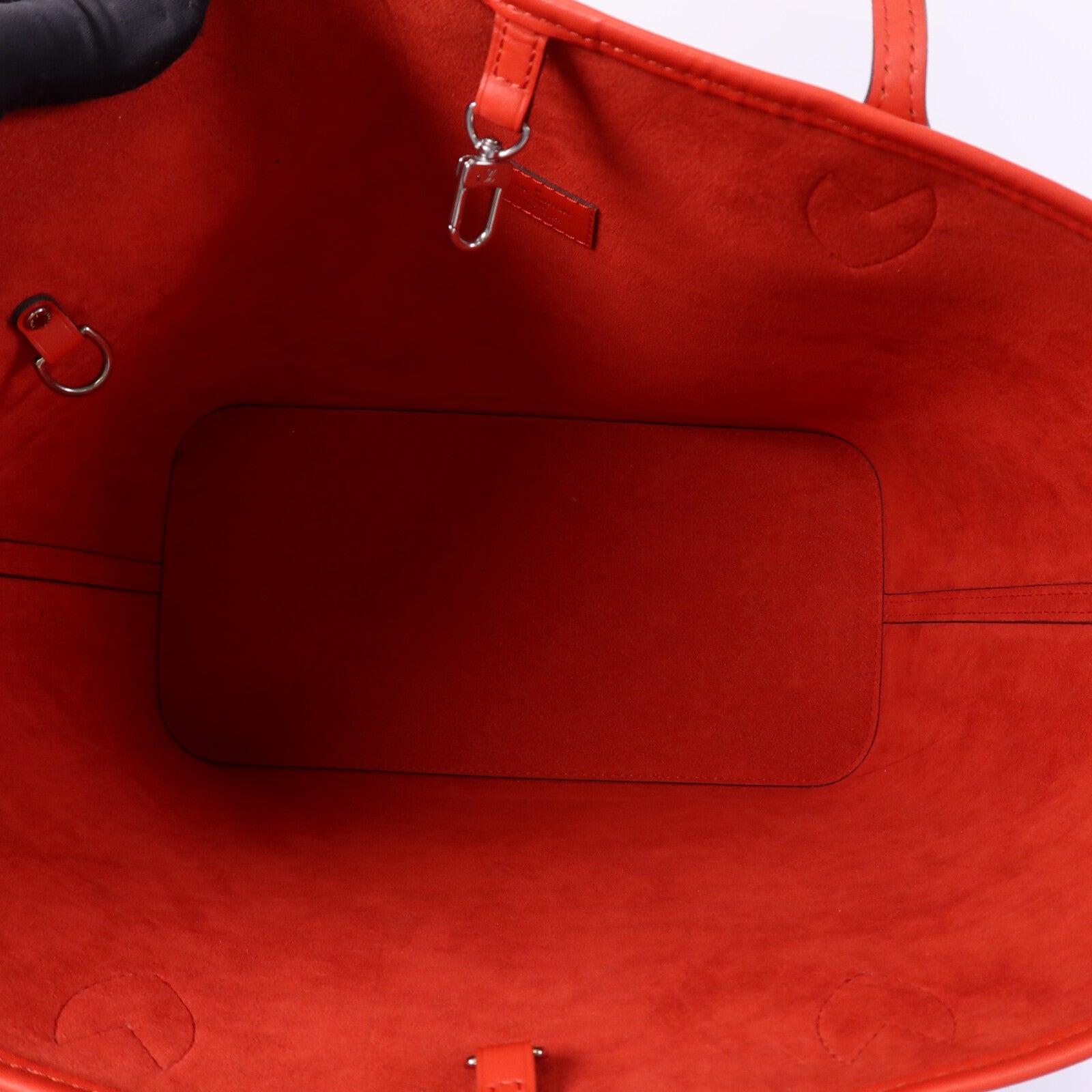 LOUIS VUITTON Epi Neverfull MM銀扣肩背袋