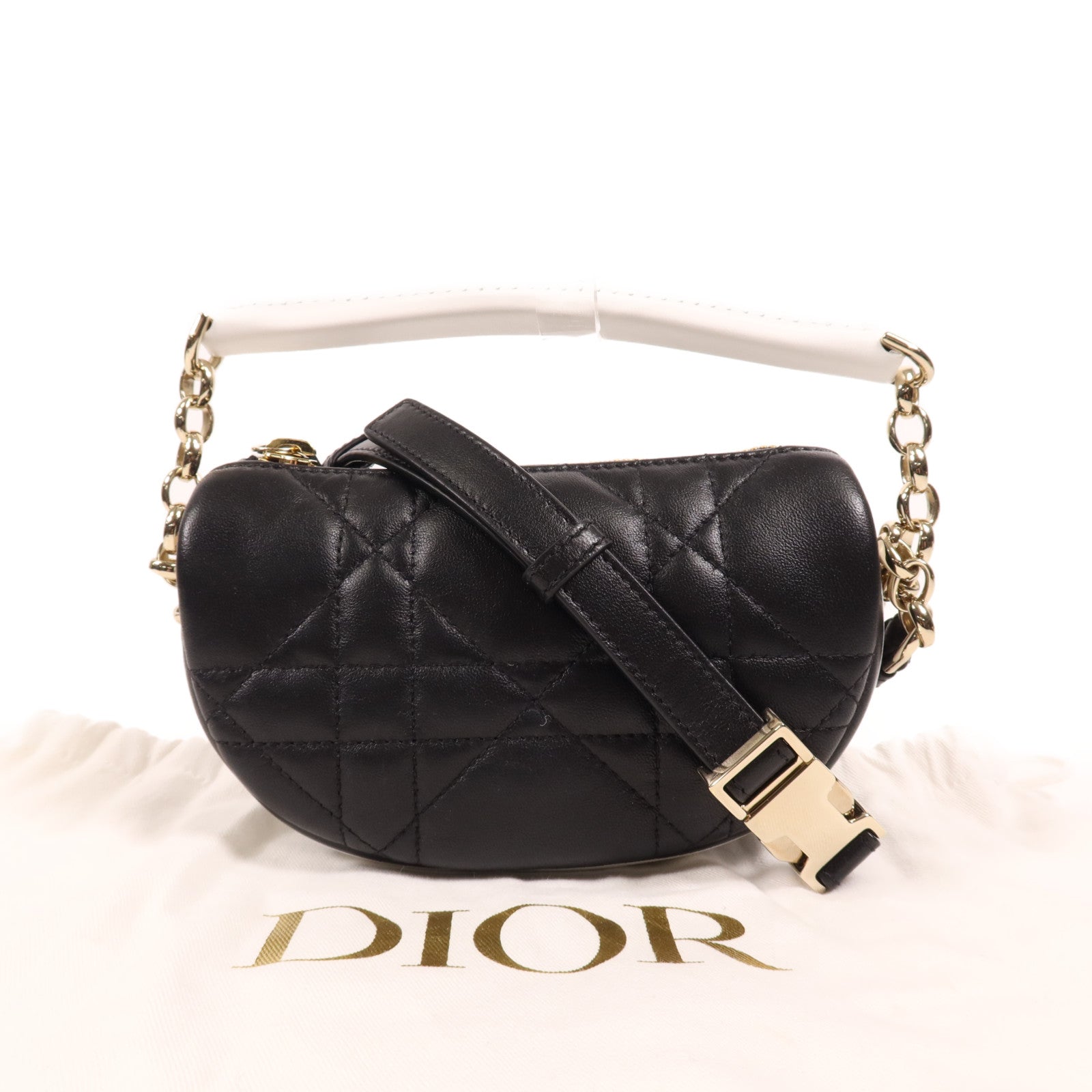 Dior 羊皮皮革Vibe Hobo Bag金扣手挽肩背兩用袋