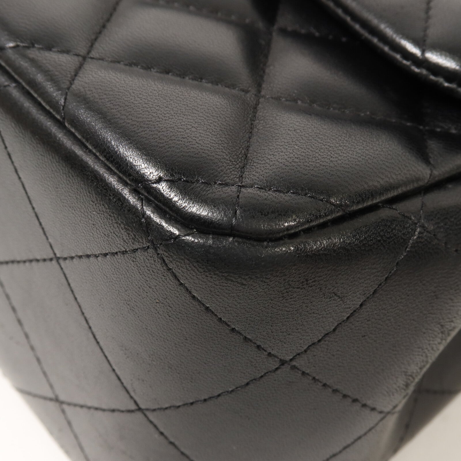 CHANEL 羊皮皮革Large Classic鏈帶肩背袋