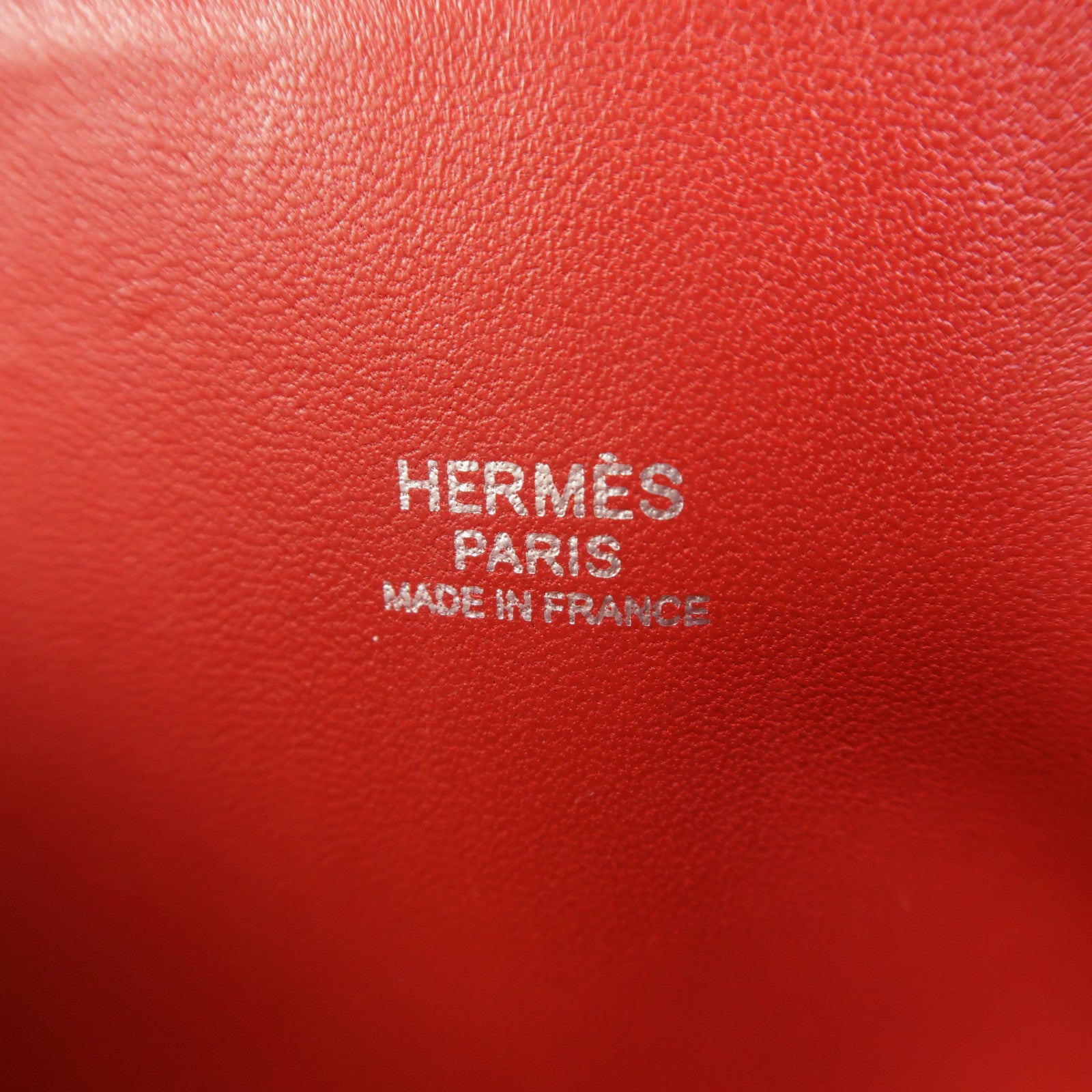 HERMES Clemence皮革Bolide 31手挽肩背兩用袋Rouge Garance