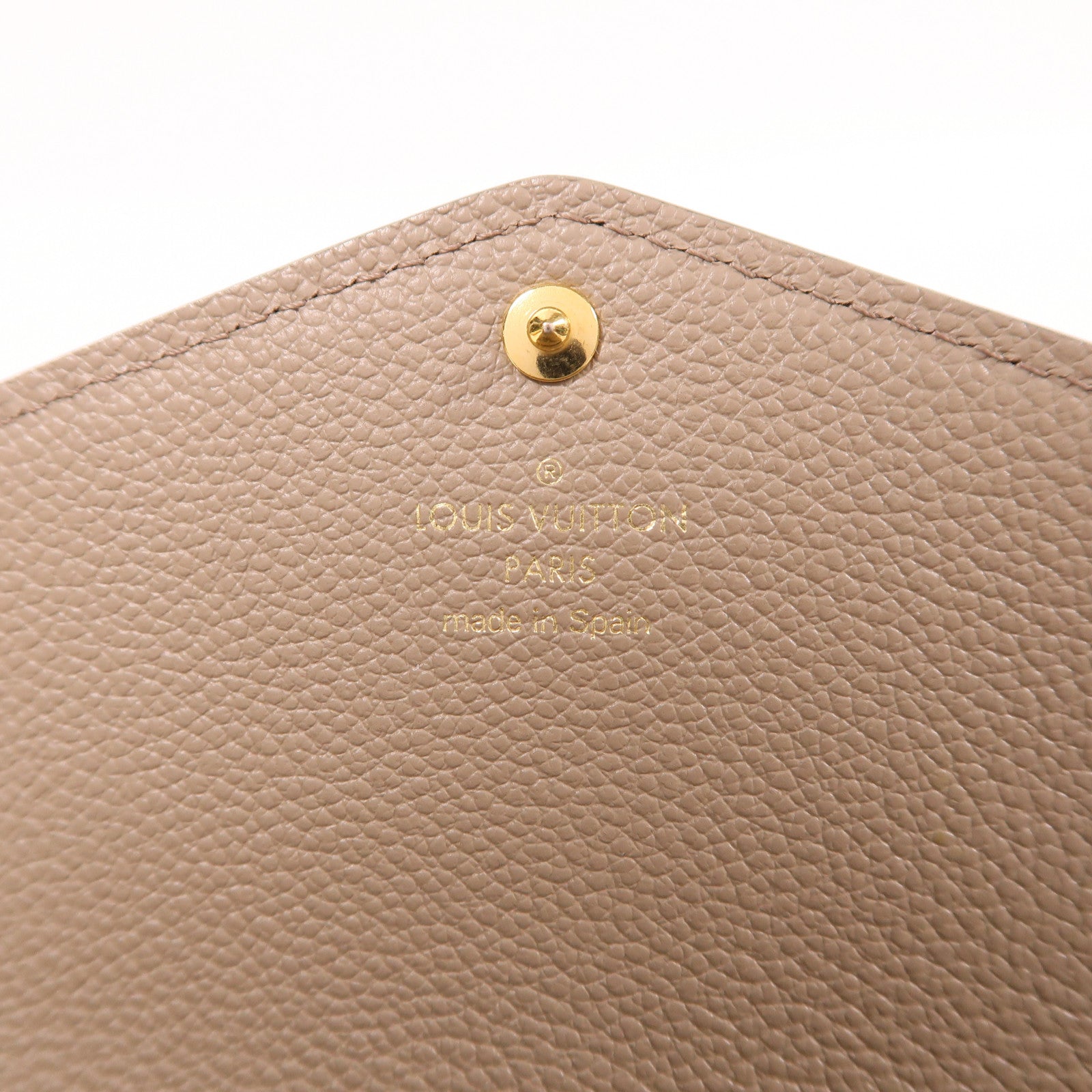 LOUIS VUITTON Monogram Empreinte Sarah Wallet金扣長錢包