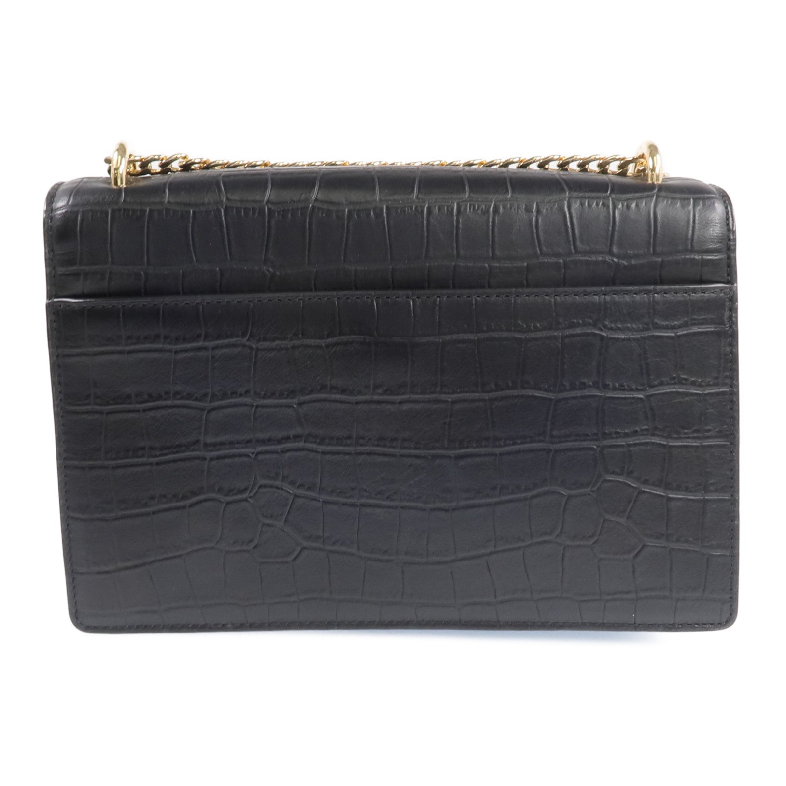 MARC BY MARC JACOBS 牛皮皮革Chain Shoulder Bag金扣鏈帶肩背袋