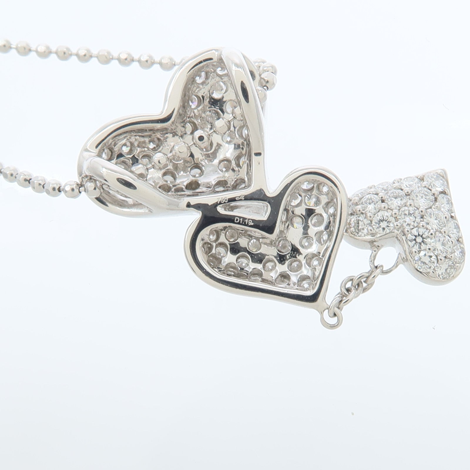 JEWELRY 18K白金Diamond Necklace鑽石項鍊