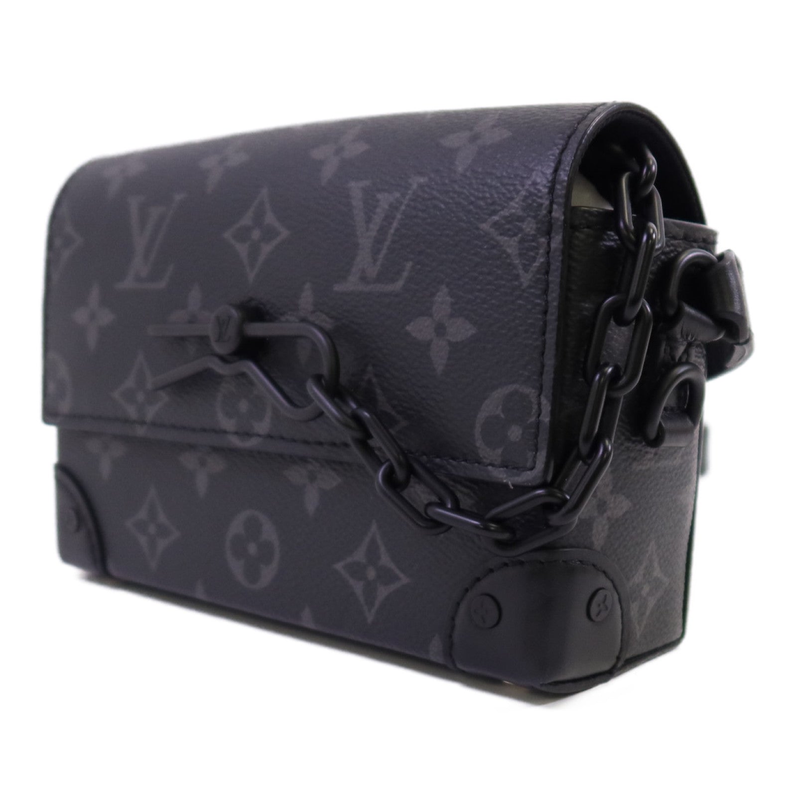 LOUIS VUITTON Monogram Eclipse Steamer Wearable Wallet肩背袋