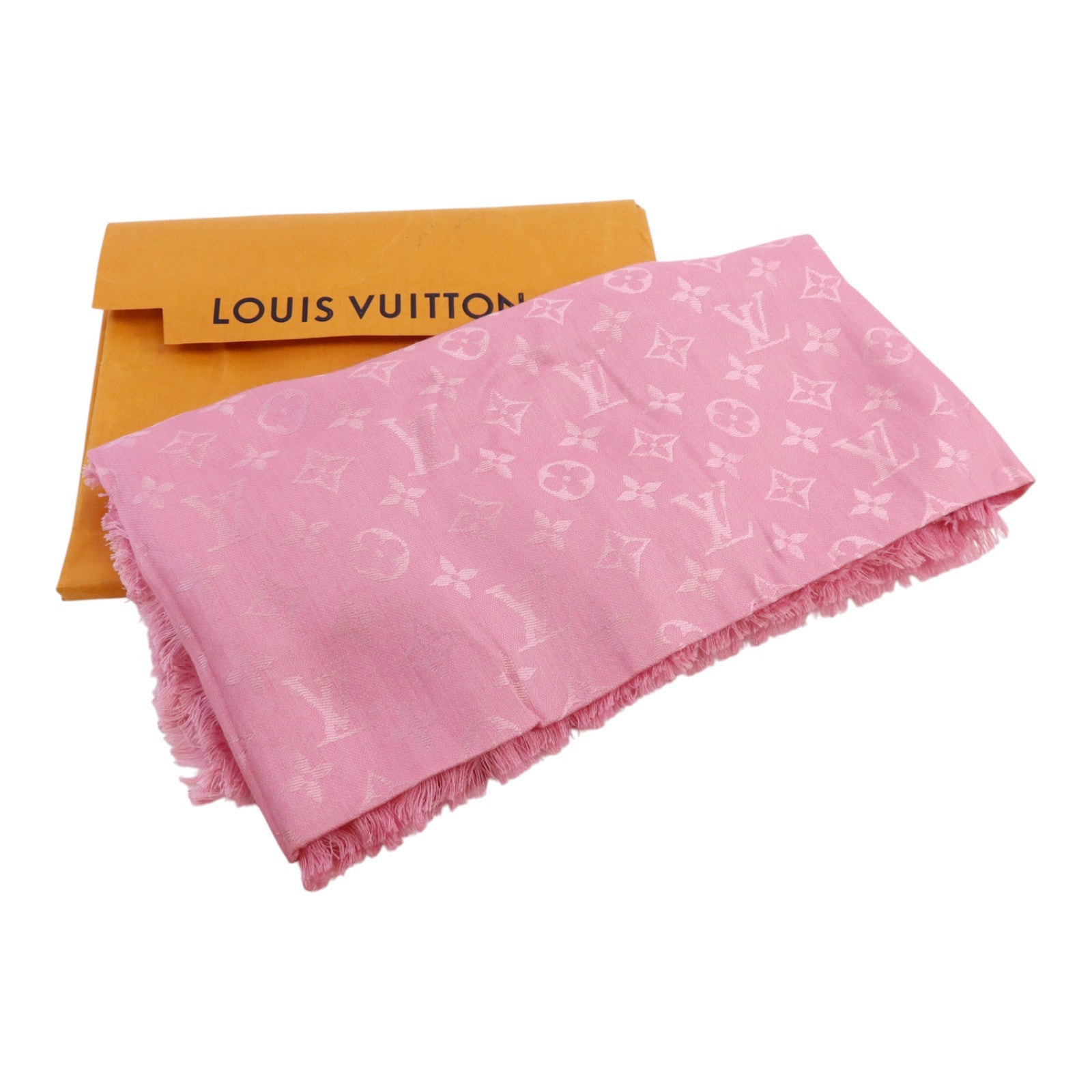 LOUIS VUITTON 絲質/羊毛Scarf絲巾