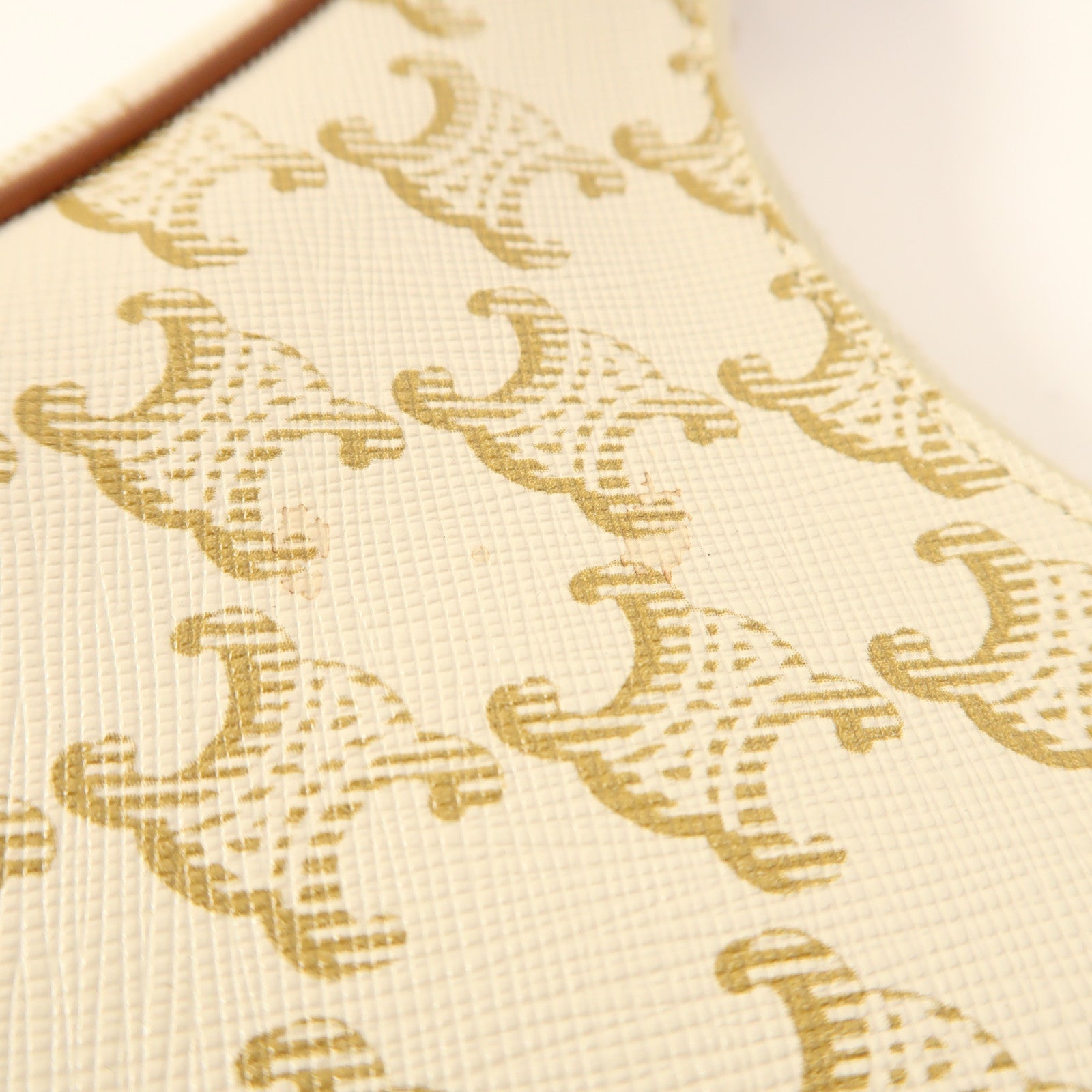 CELINE 塗層帆布Ava金扣肩背袋