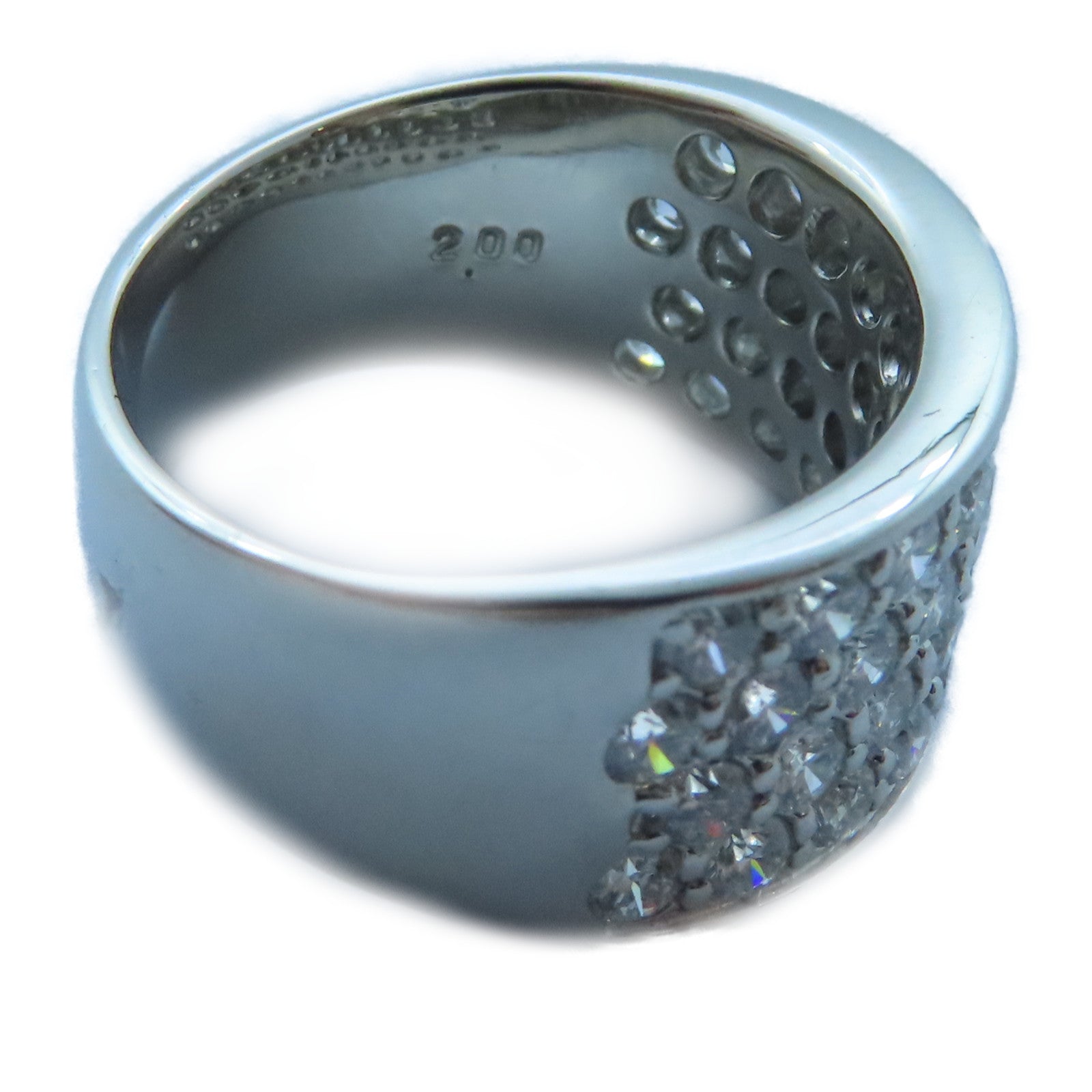 JEWELRY PT900白金Diamond Ring 2.00ct鑽石戒指US#6.25