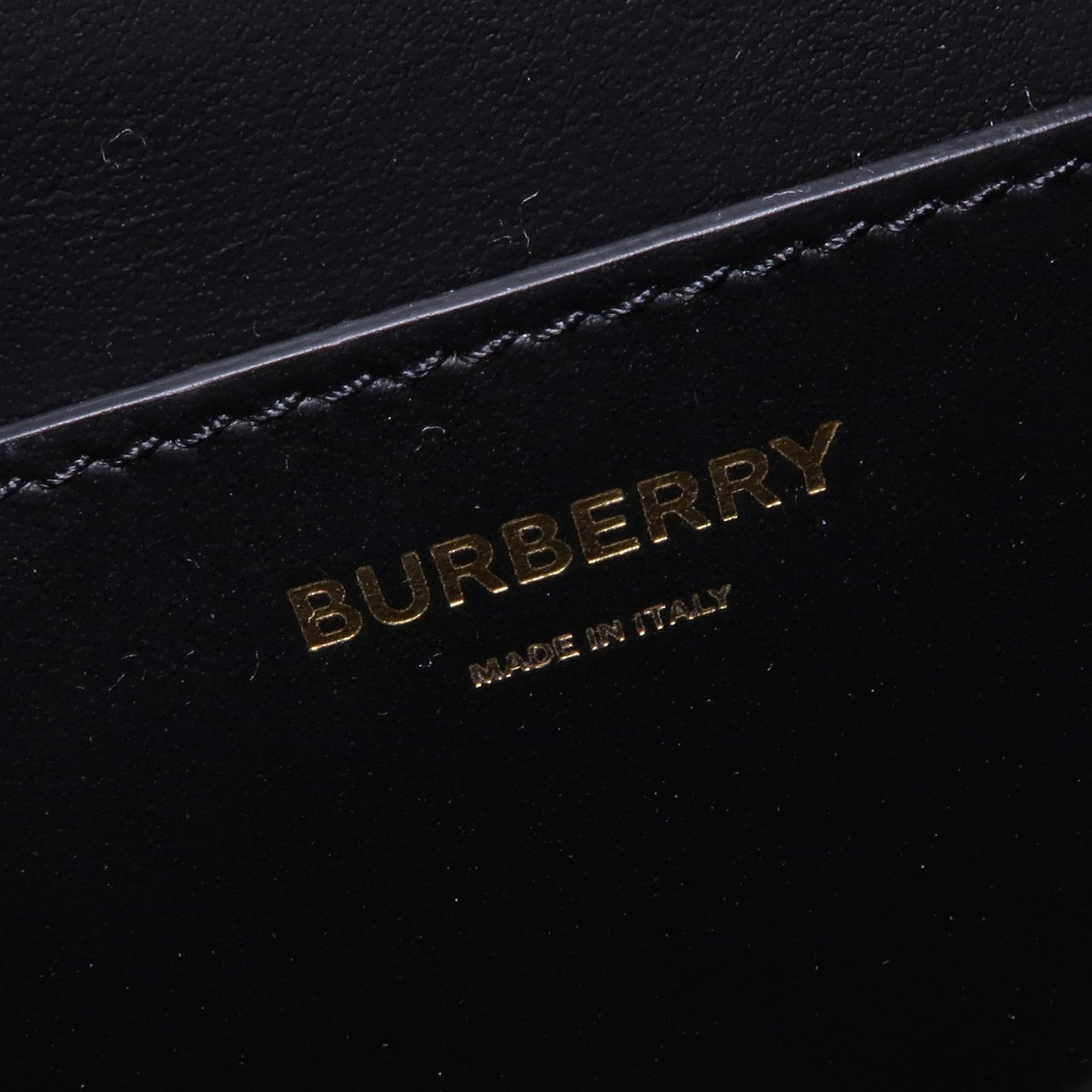 BURBERRY 牛皮皮革Mini TB Bag金扣肩背袋