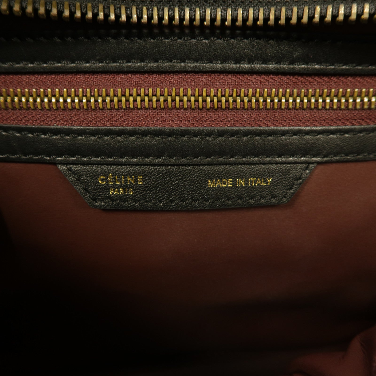 CELINE 【激減優惠】牛皮皮革Micro Luggage金扣手挽袋黑色/米色/灰色