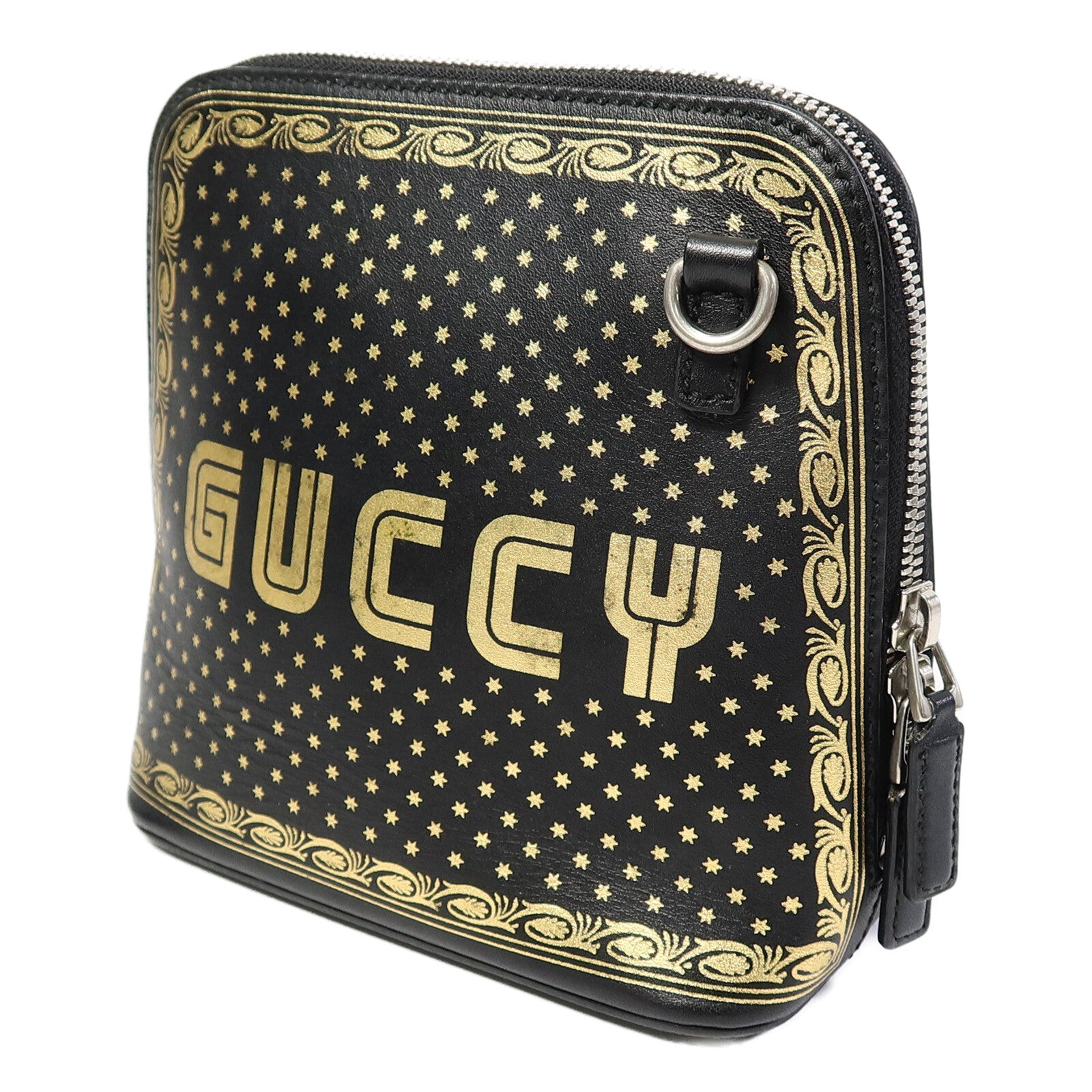 GUCCI 【激減優惠】牛皮皮革Sega Mini肩背袋