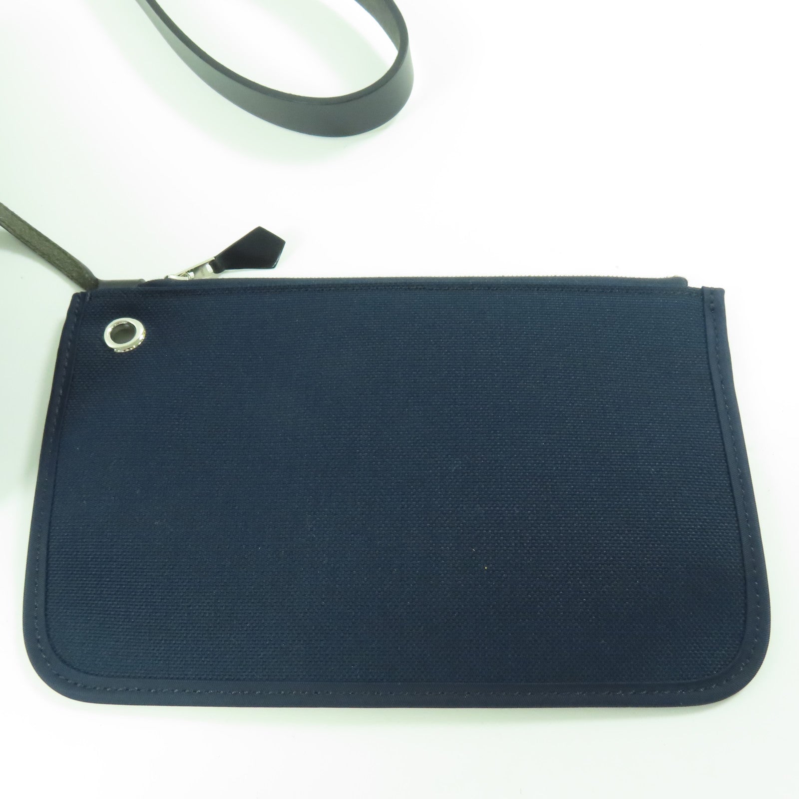 HERMES 帆布Herbag銀扣手挽肩背兩用袋