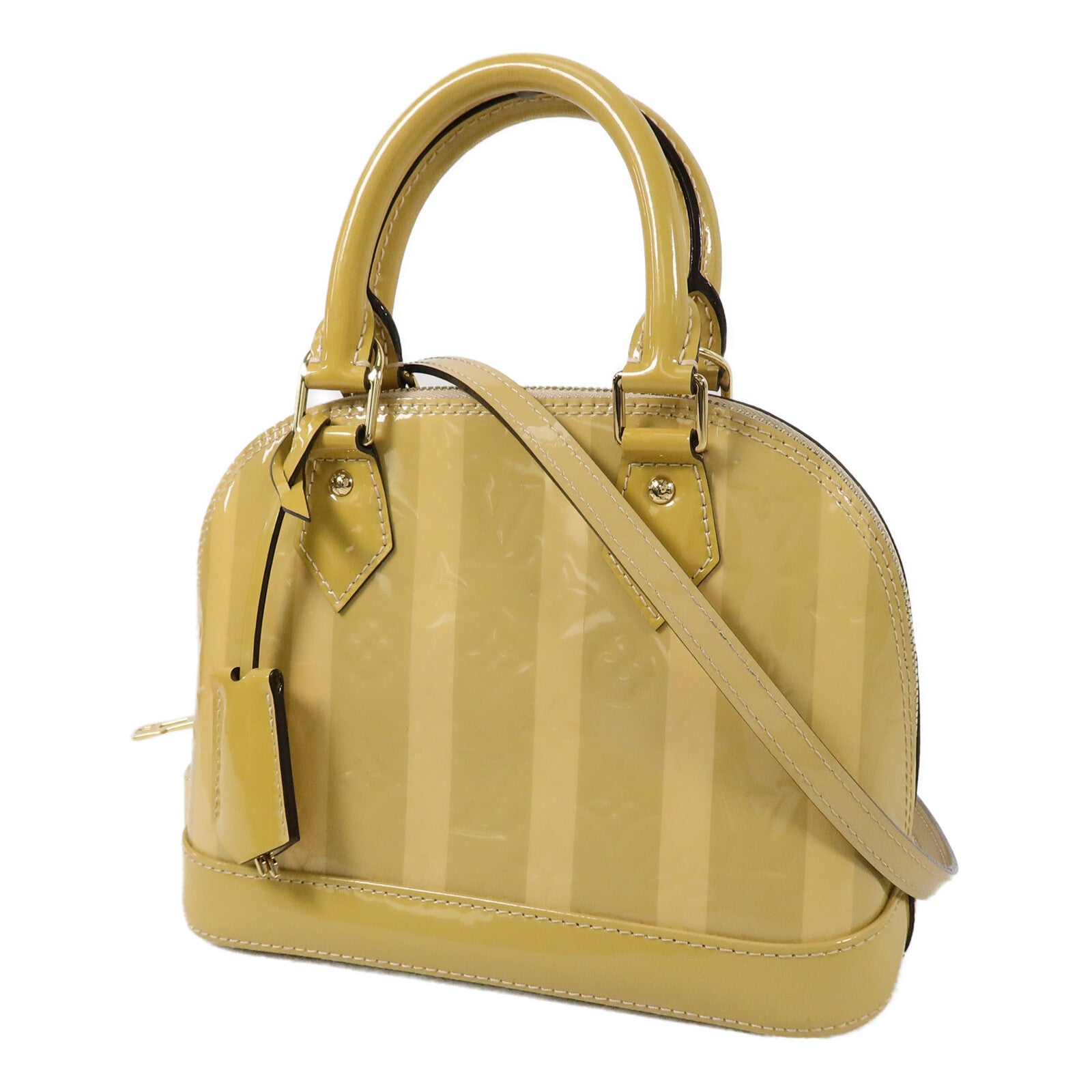 LOUIS VUITTON Monogram Vernis Alma BB手挽肩背兩用袋