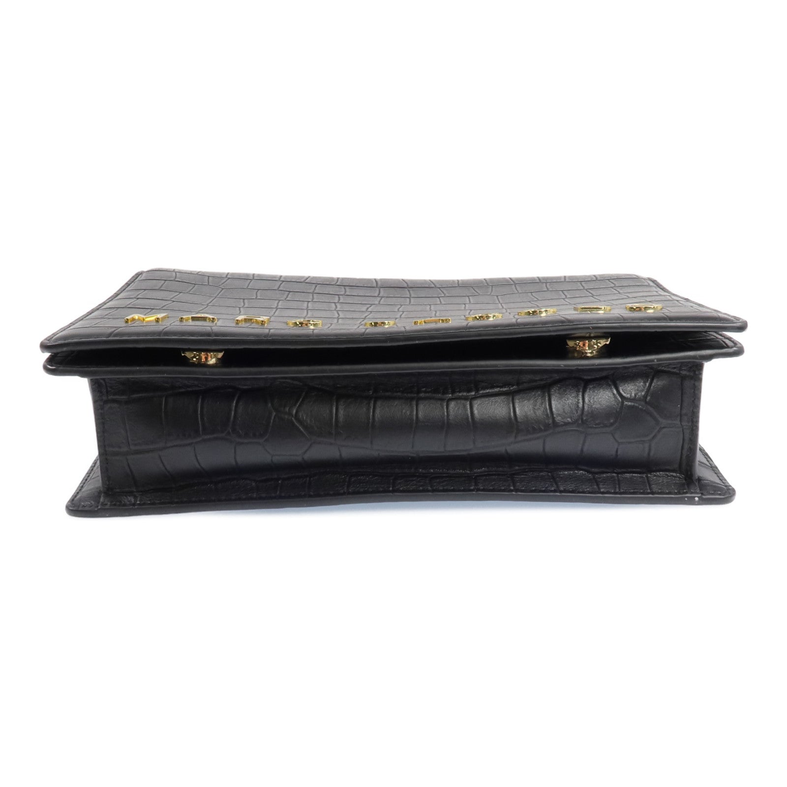 MARC BY MARC JACOBS 牛皮皮革Chain Shoulder Bag金扣鏈帶肩背袋