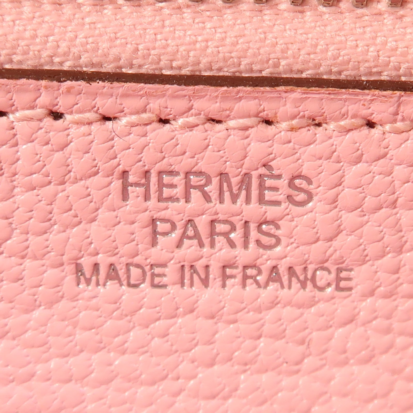 HERMES Swift皮革Gillies Kelly Long Wallet銀扣長錢包Rose Sakura